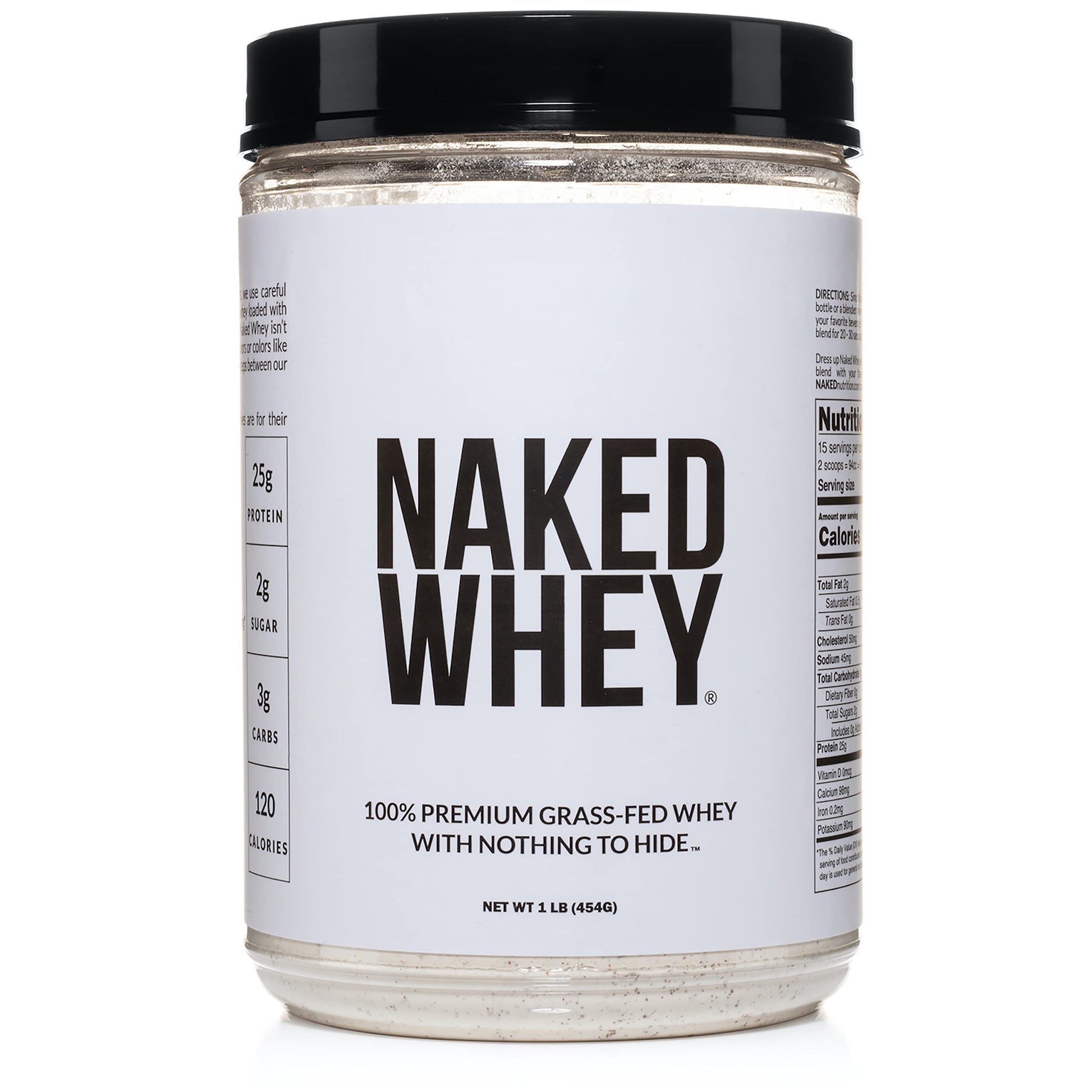 Naked Nutrition Naked Whey 1Lb - Only 1 Ingredient, Grass Fed Whey Protein Powder Naked Nutrition uk supplements