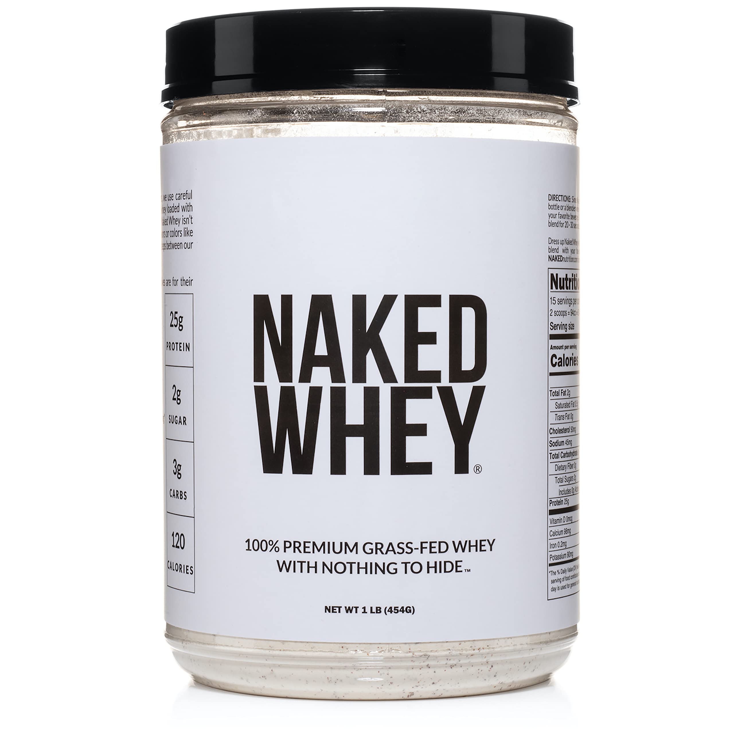 Naked Nutrition Naked Whey 1Lb - Only 1 Ingredient, Grass Fed Whey Protein Powder Naked Nutrition uk supplements