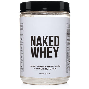 Naked Nutrition Naked Whey 1Lb - Only 1 Ingredient, Grass Fed Whey Protein Powder Naked Nutrition uk supplements