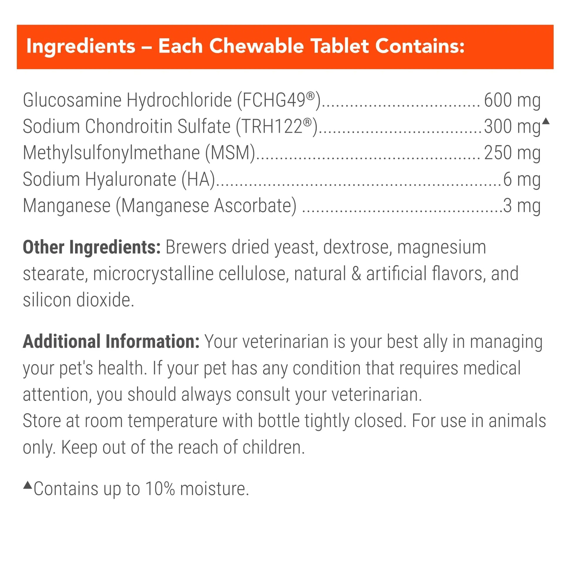 Nutramax Cosequin for Dogs Joint Health Supplement, Contains Glucosamine for Dogs, Plus Chondroitin, MSM and HA, Supports Healthy Joints, Chewable Tablets, 75 Count Nutramax Laboratories uk supplements