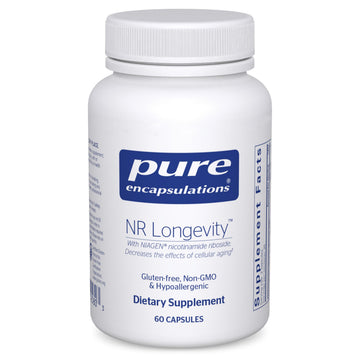 Pure Encapsulations NR Longevity NAD Supplement – Supports Healthy Aging, NAD+ Replenishment, Mitochondrial Function, with NIAGEN – Gluten Free, Non-GMO, Hypoallergenic – 60 Capsules Pure Encapsulations uk supplements