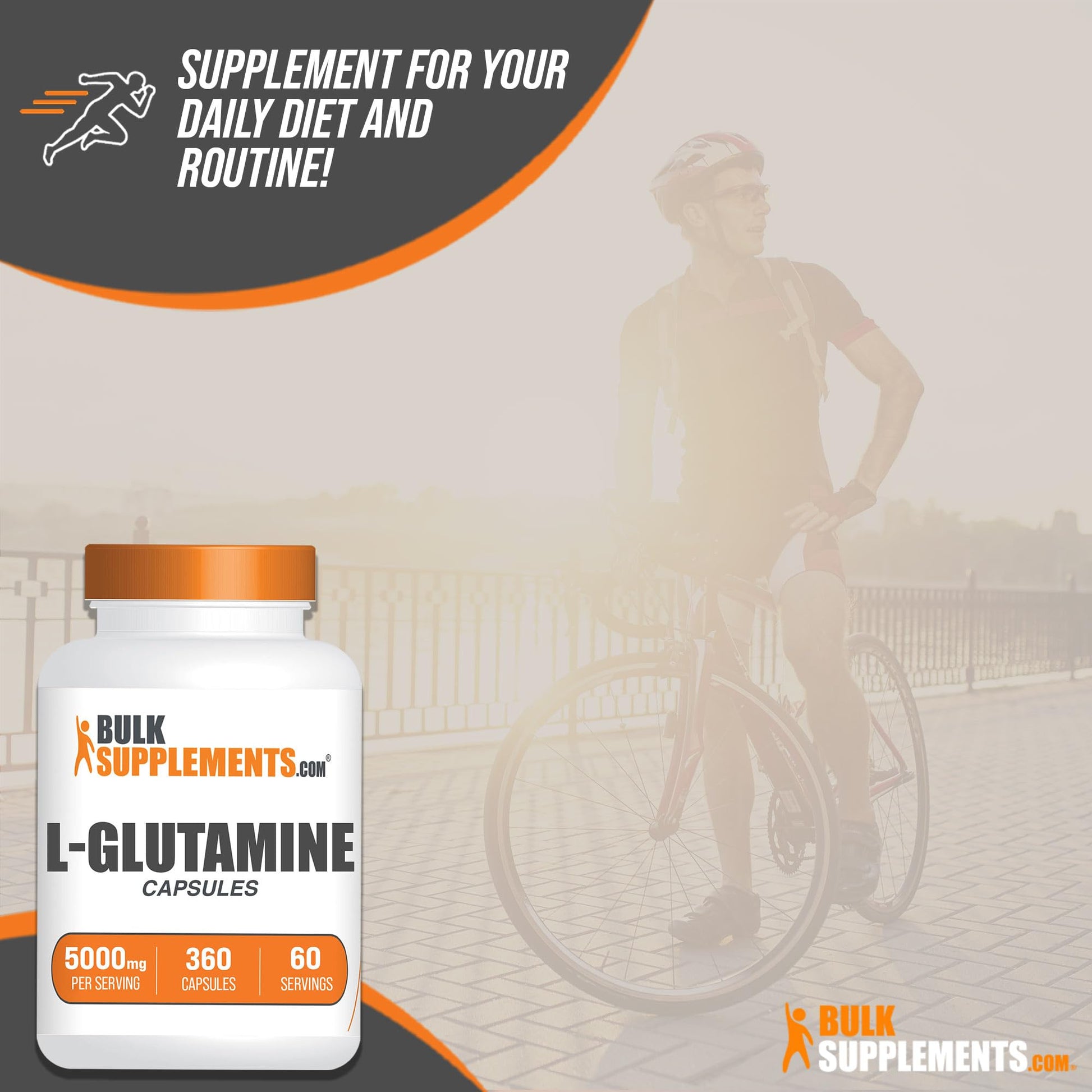 BULKSUPPLEMENTS.COM L-Glutamine Capsules - Glutamine Supplement, L Glutamine BULKSUPPLEMENTS.COM uk supplements
