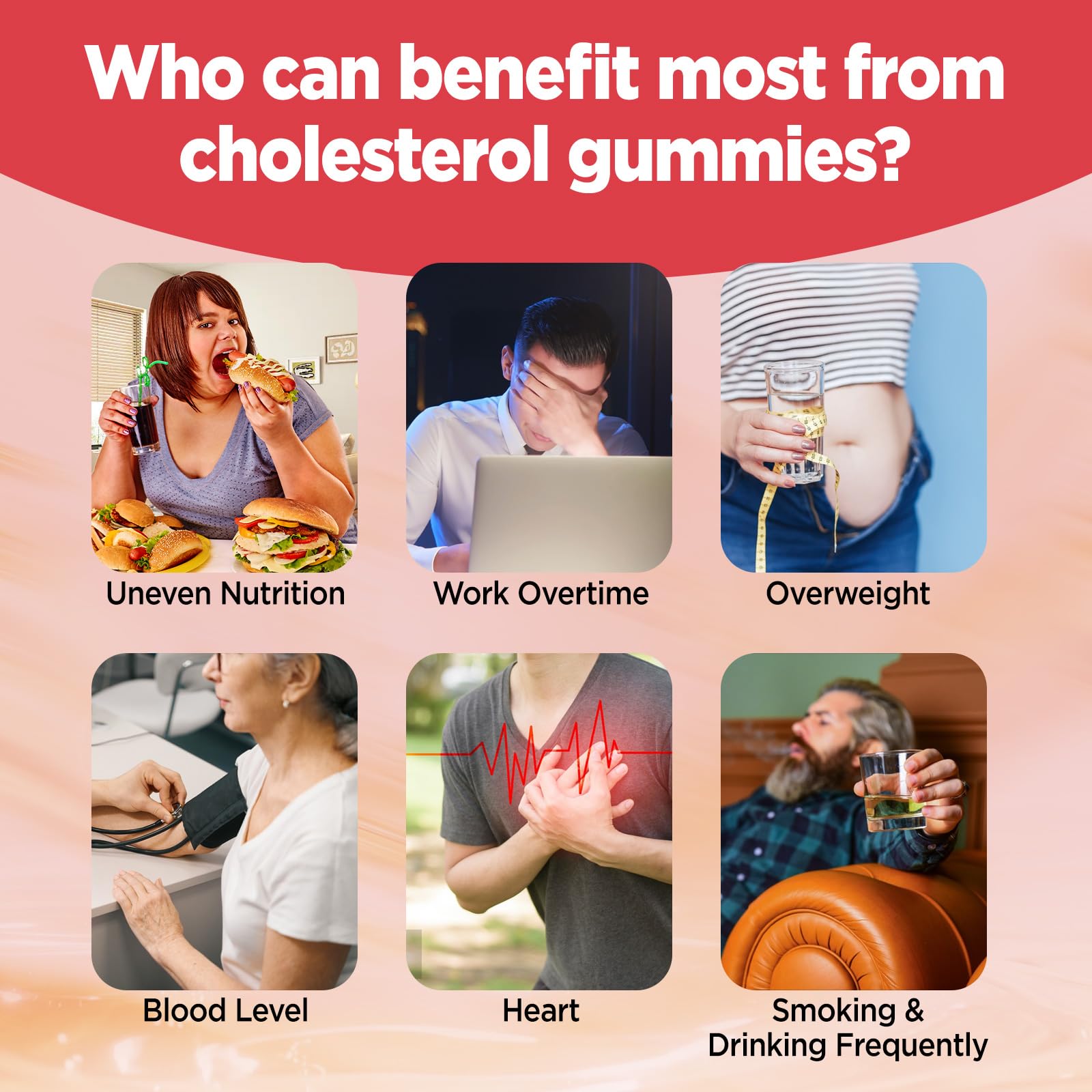 HOLLEGEND Cholesterol Gummies Sugar-Free,12-in-1 Cholesterol Supplements with Plant Sterols,Citrus Bergamot,CoQ10 and Vitamins for Cholesterol Health, Vegan, Mixed Berry Flavor, 60 Counts HOLLEGEND uk supplements