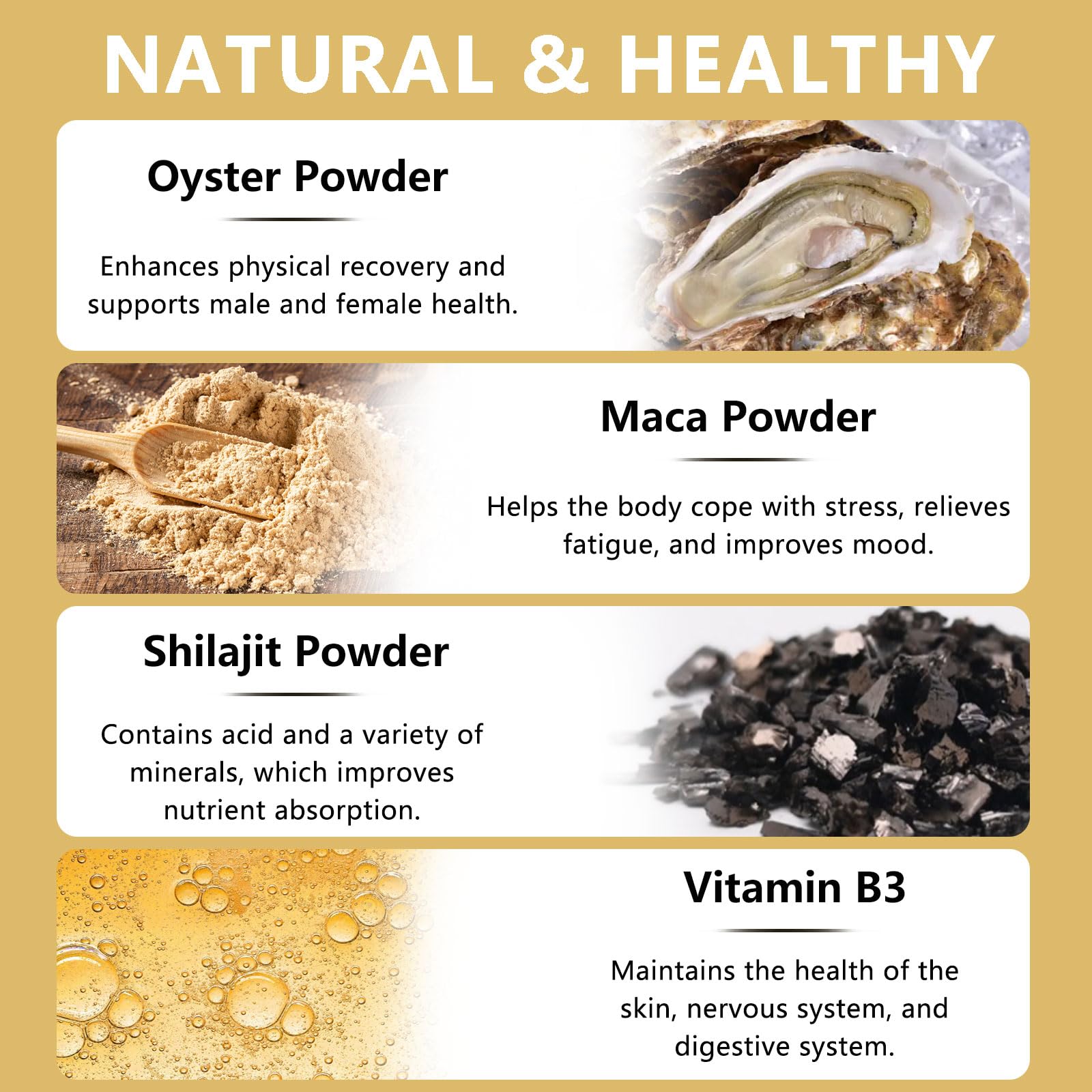 Rulinal Boost Alpha Gummies for Men | Oyster Shilajit Gummies for Adults | Enhances Strength & Immune Support | with Oyster, Shilajit, Vitamin B3, Maca Powder | Non-GMO & Vegan | 60 Gummies Rulinal uk supplements