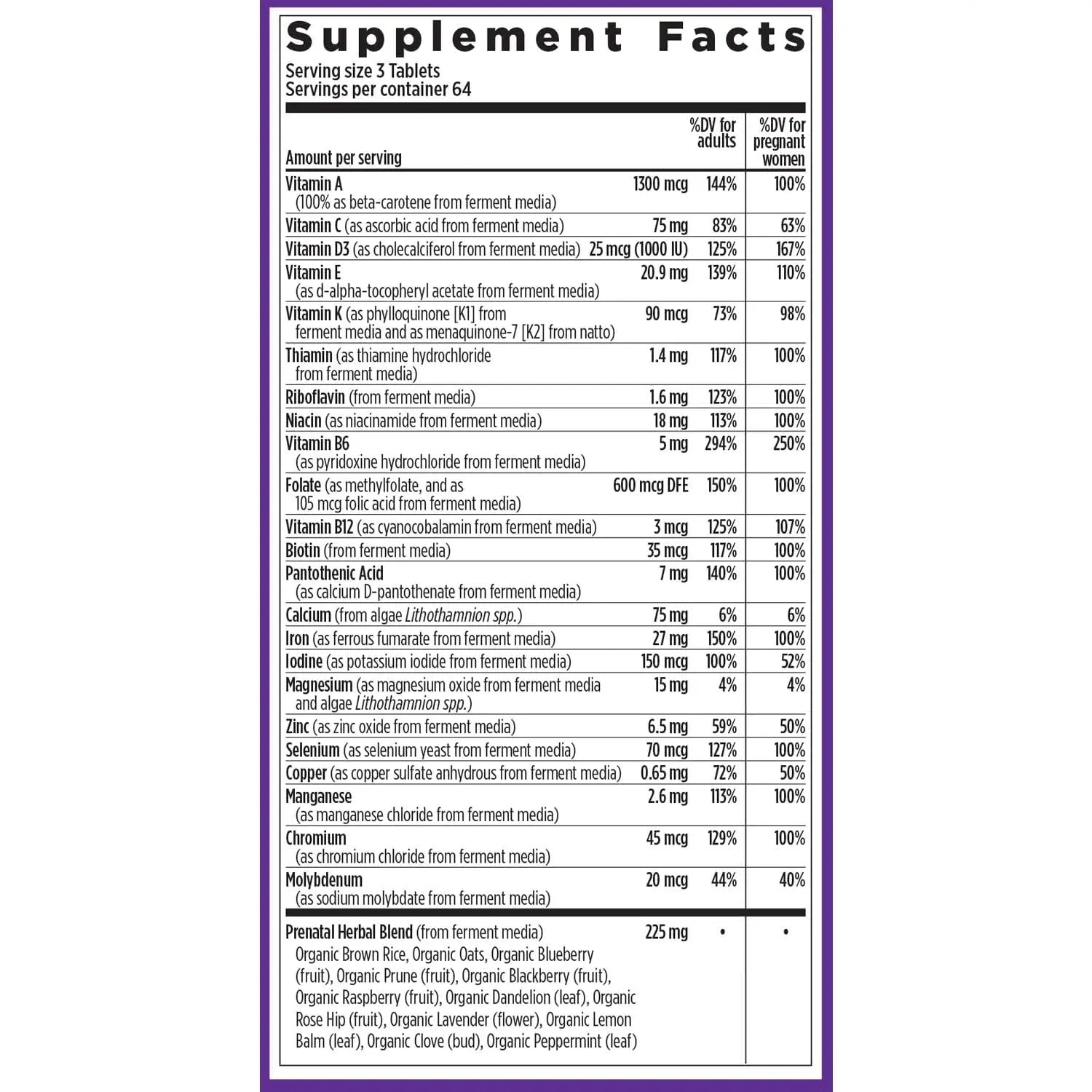 New Chapter Perfect Prenatal Vitamins, Organic Prenatal Vitamins, Non-GMO Ingredients for Healthy Baby & Mom - Folate (Methylfolate), Iron, Vitamin D3 New Chapter uk supplements