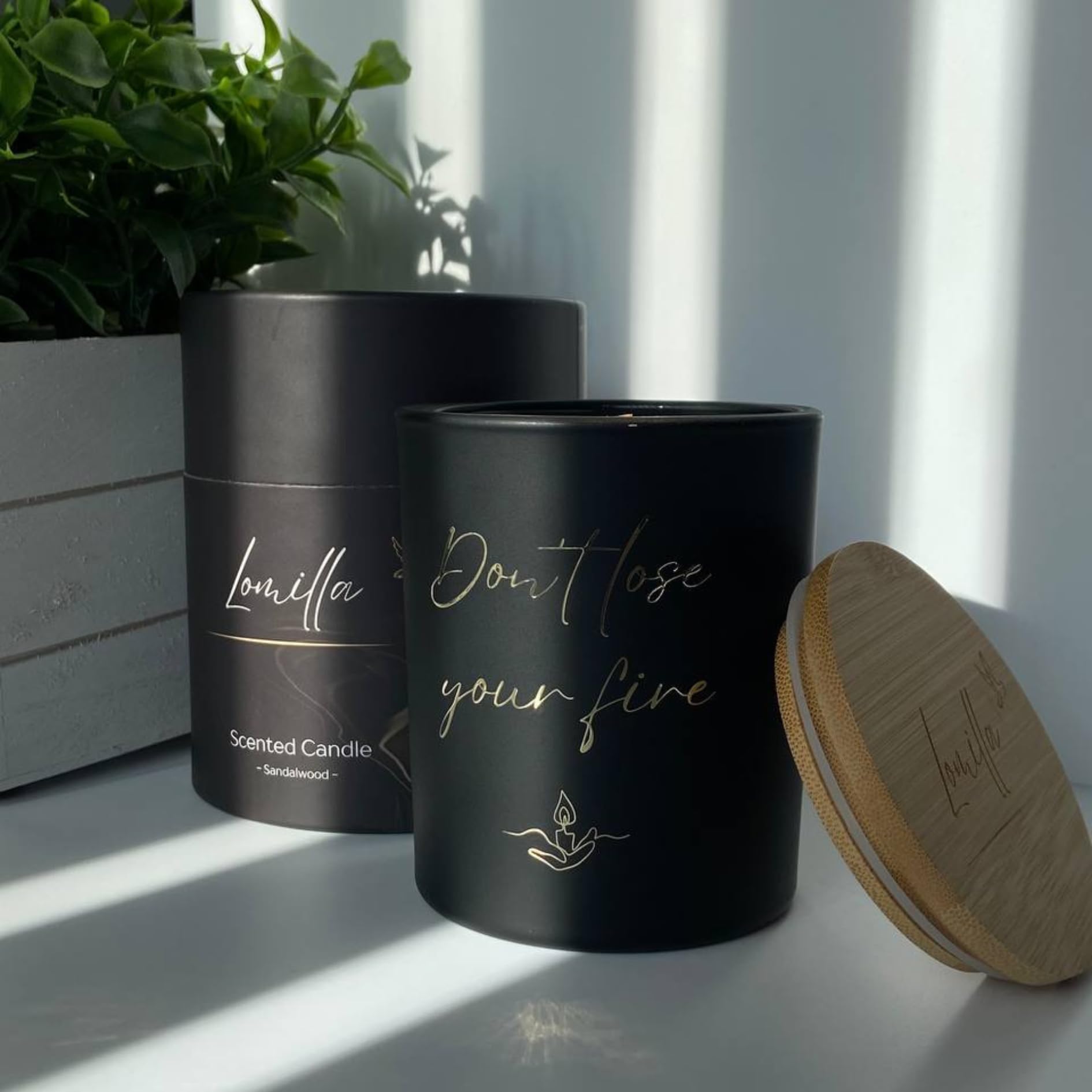 100% Natural Soy Wax Candle, Valentines Day Gifts for Women & Men, Candles for Home Lomilla uk supplements