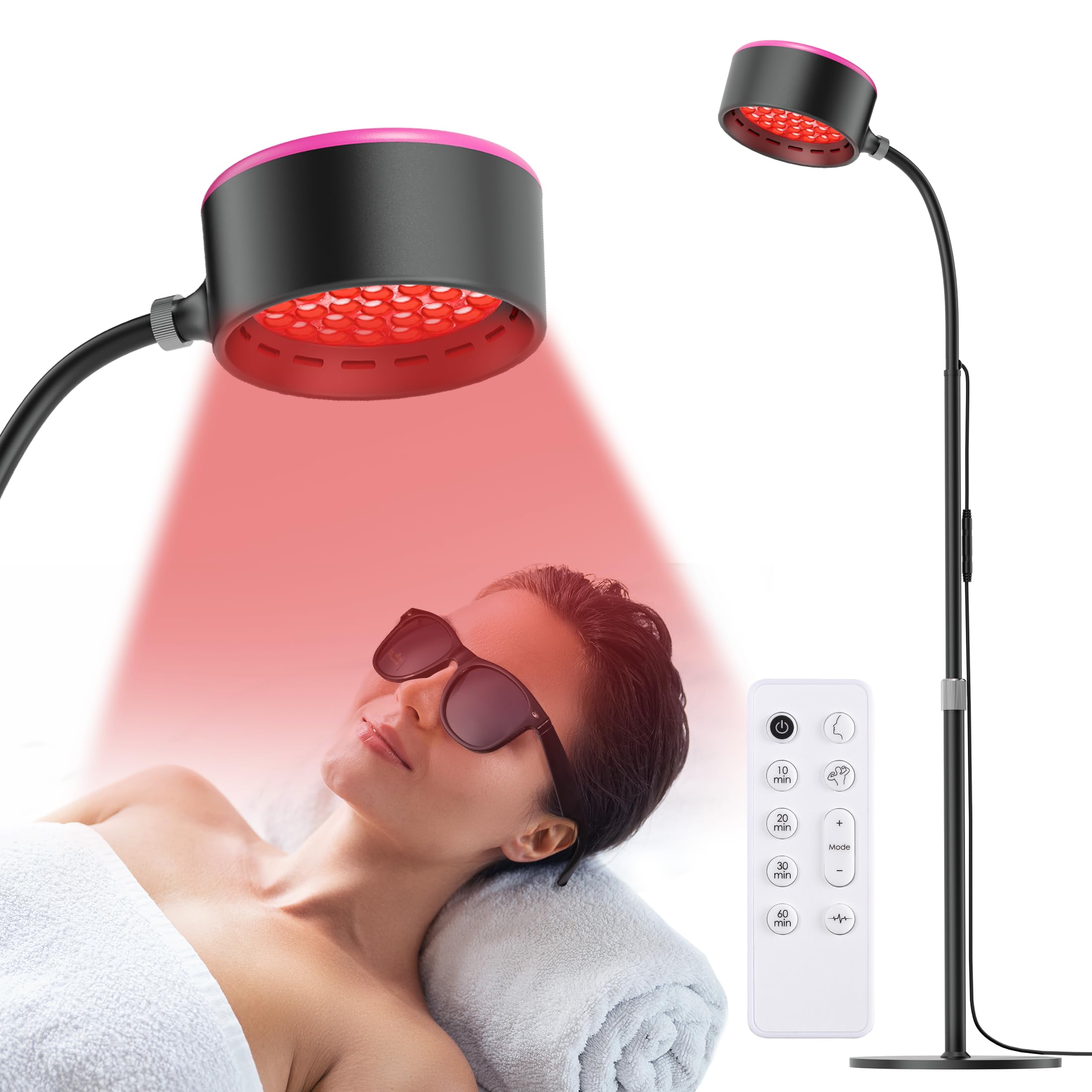Caromolly Red Light Device Lamp, 660nm Red Light and 850nm Near-Infrared Light Combo Caromolly uk supplements