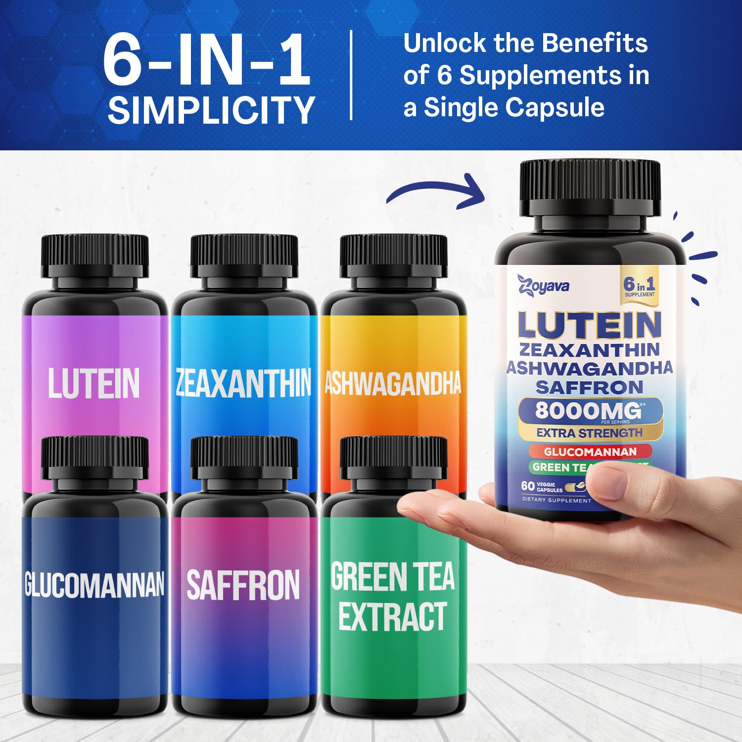 Zoyava Sea Moss 16-in-1 and Lutein 6-in-1 Bundle Zoyava uk supplements