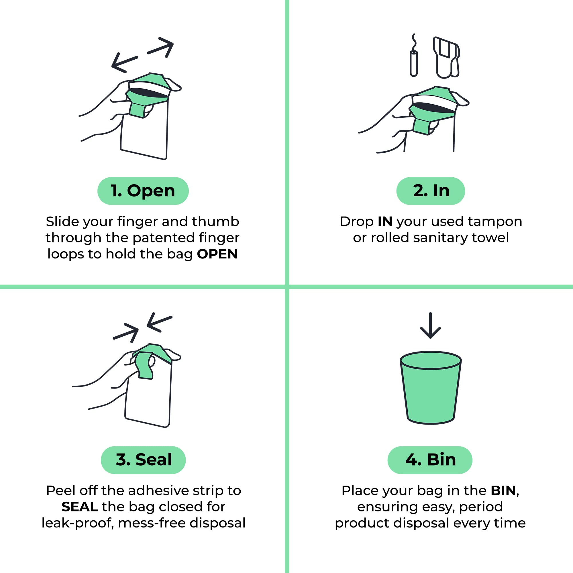 Fab Little Bag Starter Plus Pack - 45 Sanitary Disposal Bags Plus Recyclable Refill Pack Fab Little Bag uk supplements