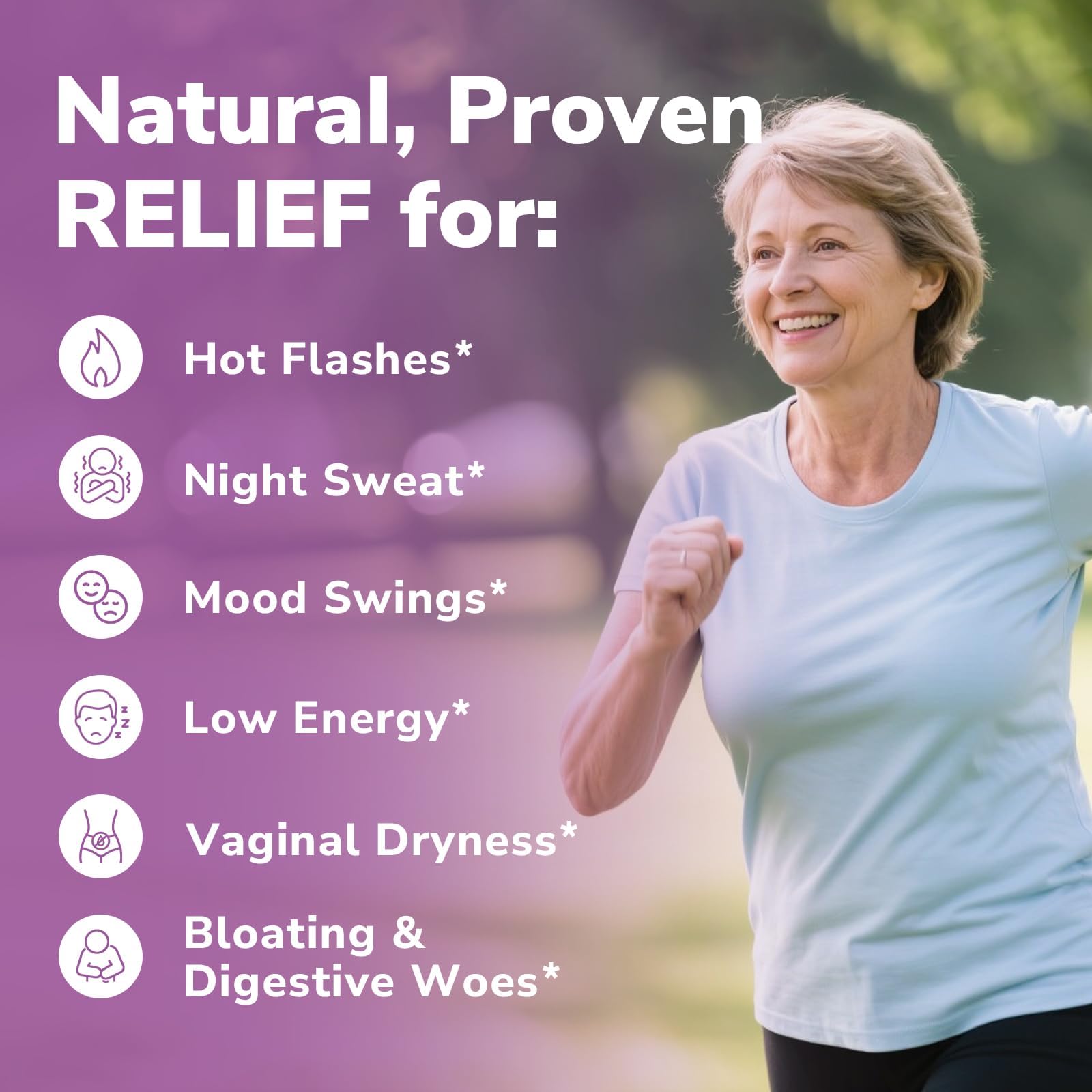 Vitalibre Menopause Probiotics for Women 70 Billion CFU, 12 Targeted Strains, Organic Prebiotics, Black Cohosh Resveratrol Red Clover Chasteberry Dong Quai, Hot Flash Night Sweat+, No Estrogen, 30 Ct Vitalibre uk supplements