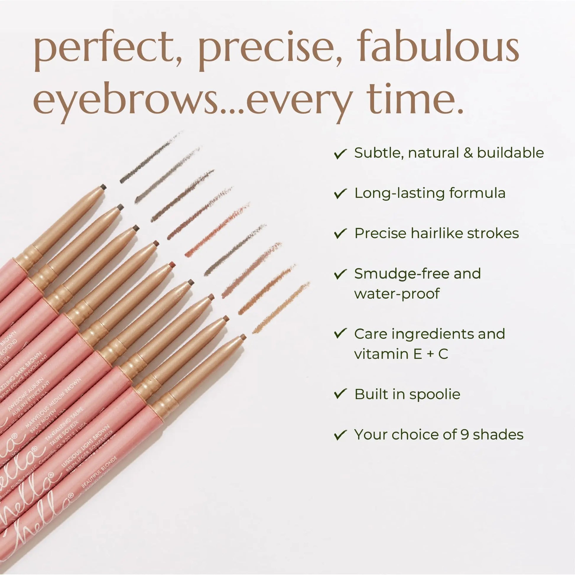 Chella Eyebrow Pencil – Easy-to-Use Brow Definer for Shaping, Filling & Blending – Long-Wear Light brown Eyebrow Pencils for Women with Precise Tip (Light Brown) Chella uk supplements