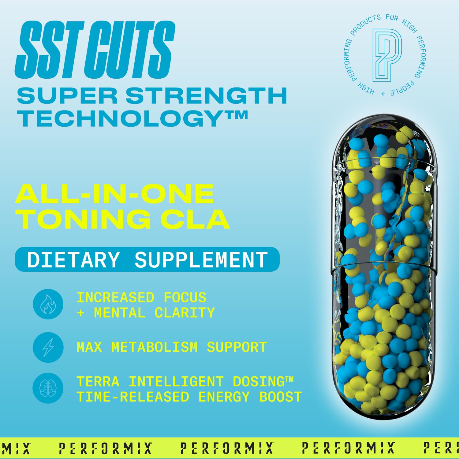 PERFORMIX - SST Cuts - Thermogenic with CLA - Energy, Focus & Mood - Metabolism Support PERFORMIX uk supplements
