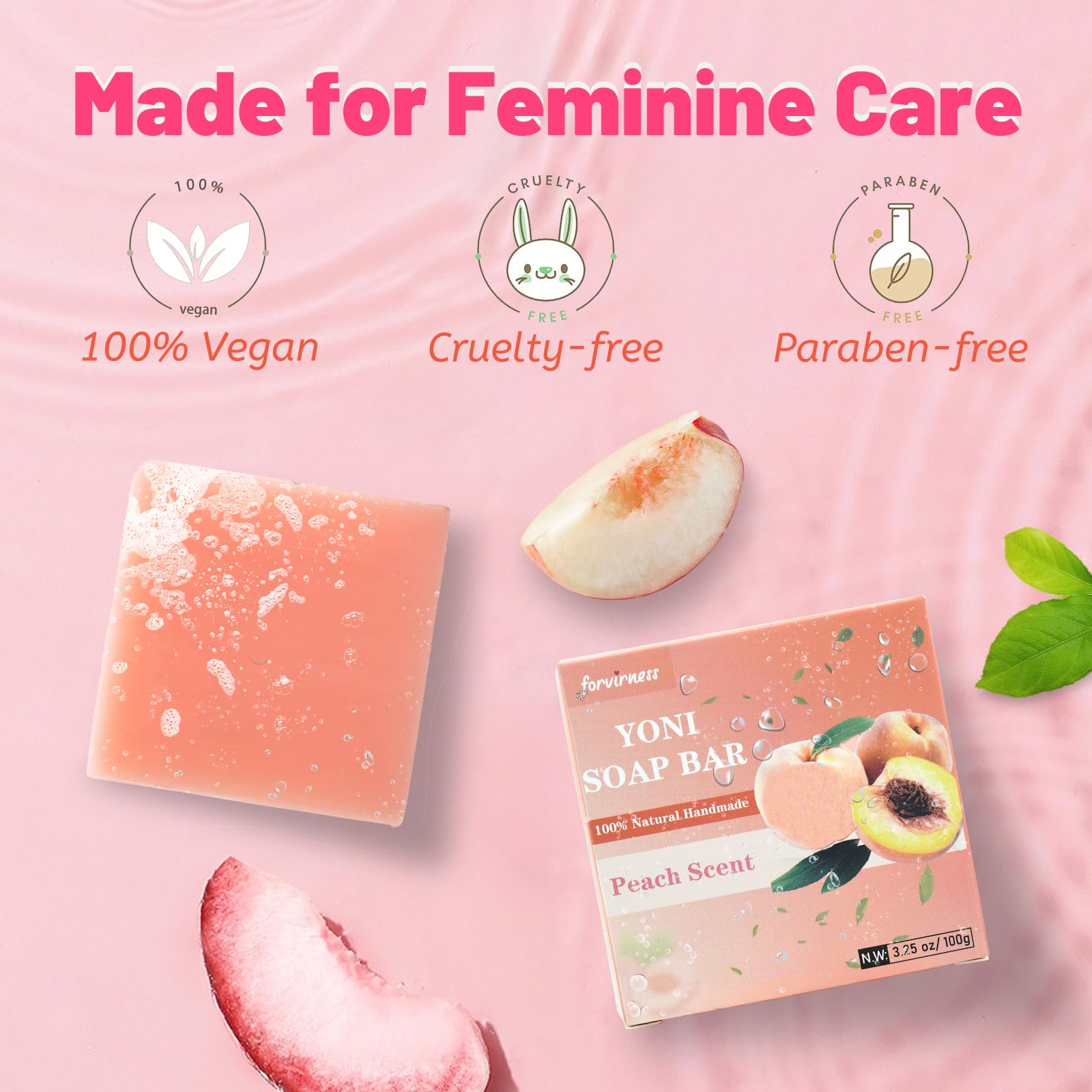 Yoni Wash Yoni Oil Yoni Bar Soap for Women ph Balance, Feminine Wash for Women Remove Odor forvirness uk supplements