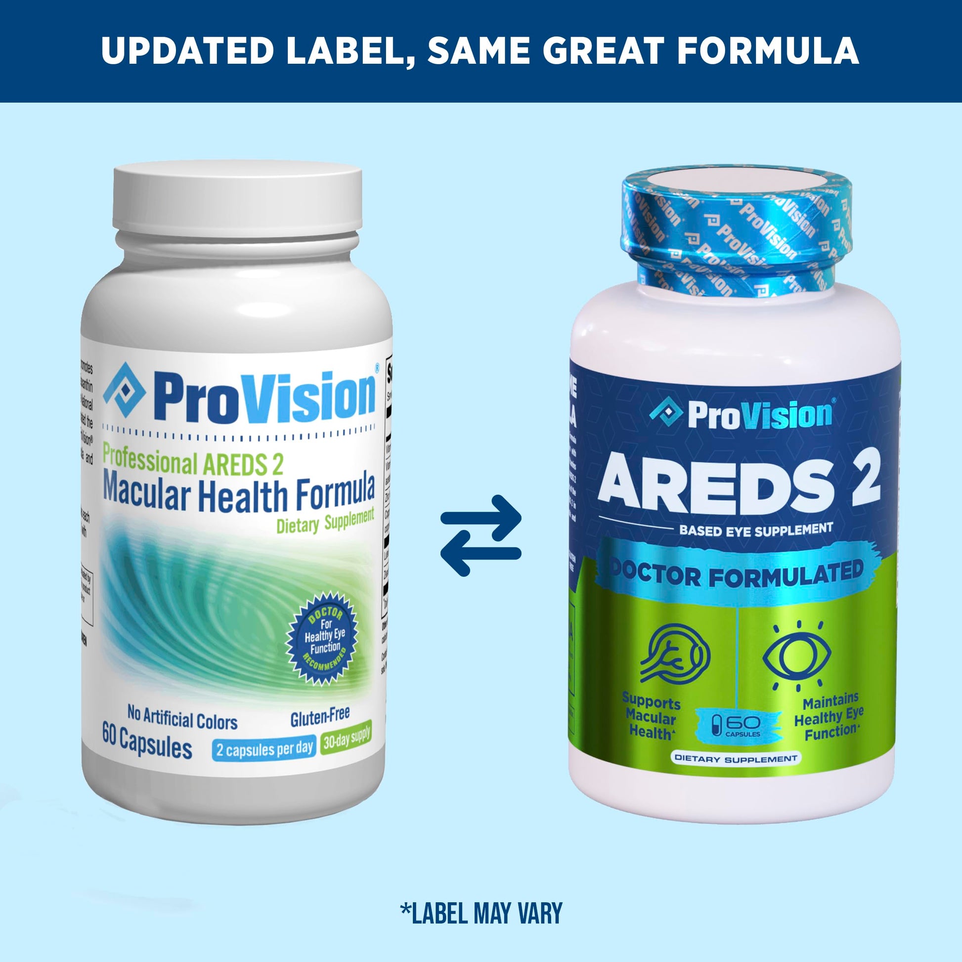 Provision AREDS 2 Eye Vitamins - Enhance Vision Supplements - Lutein Zeaxanthin Vision Complex - 60 Eye Supplement Capsules ProVision uk supplements