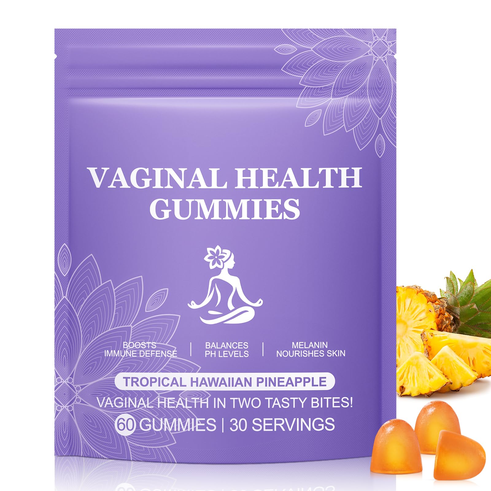 Vital Vaginal Probiotic Gummies for Women, 60PCS Feminine Balance Gummies, PH Balance,Immune Support, Vegan, Gluten-Free, Vaginal Probiotics Supplement, 60 Count DCTTVHVD uk supplements