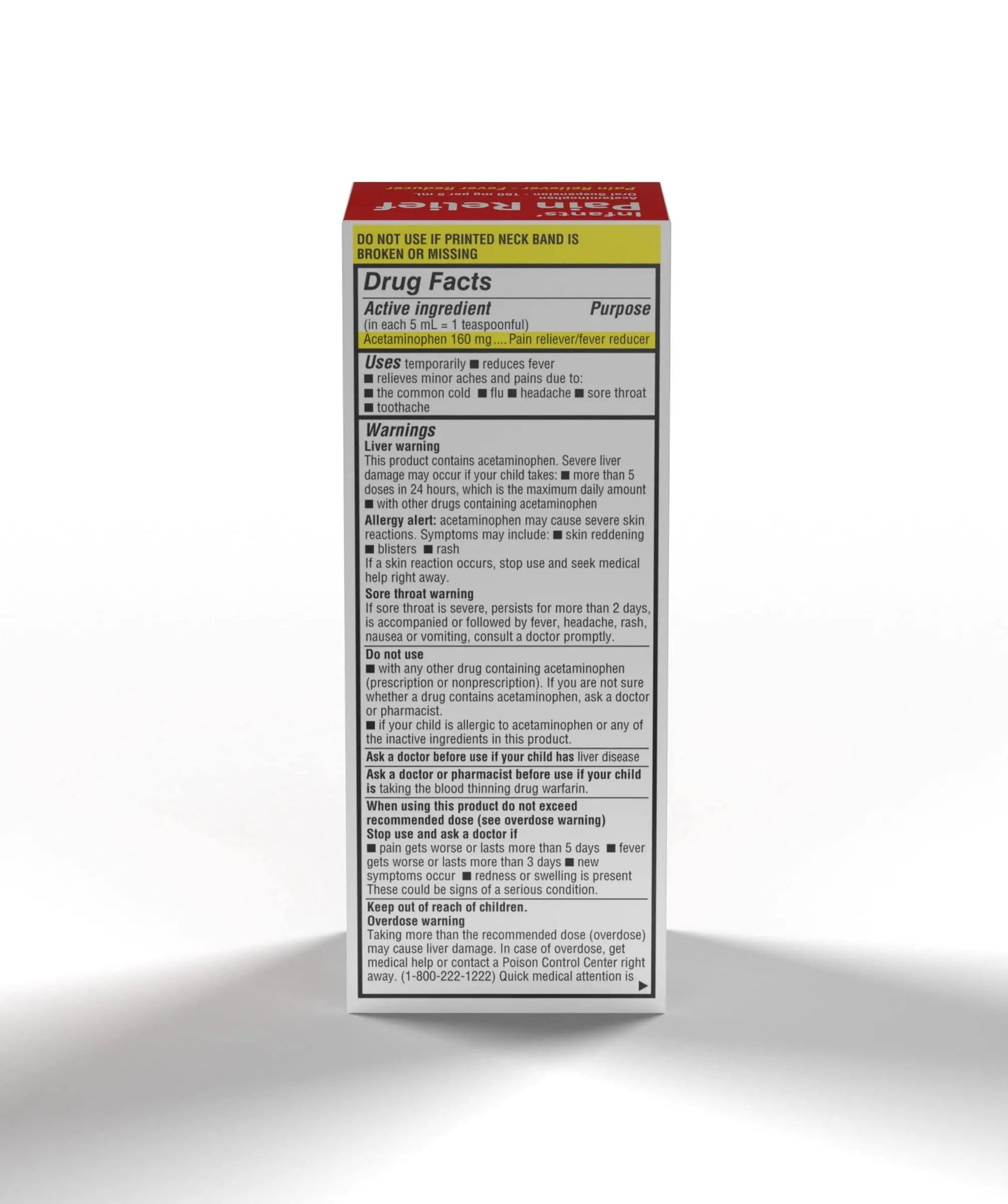 Children's Pain & Fever Acetaminophen Oral Suspension Generic uk supplements