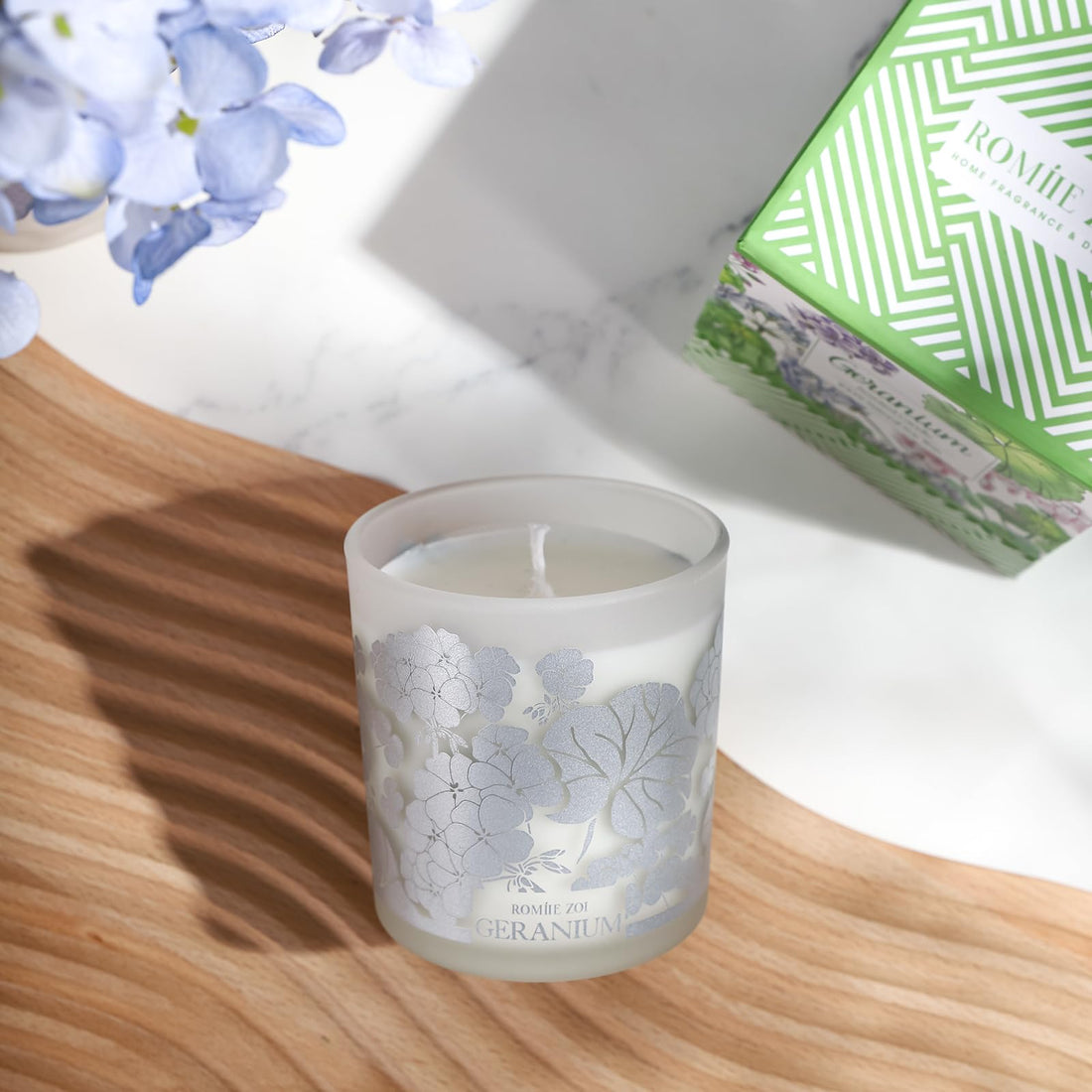 ROMIIE ZOI Scented Candle - Geranium - 6oz Aromatherapy Soy Wax Jar Candle for Home, Gifts for Women ROMIIE ZOI uk supplements