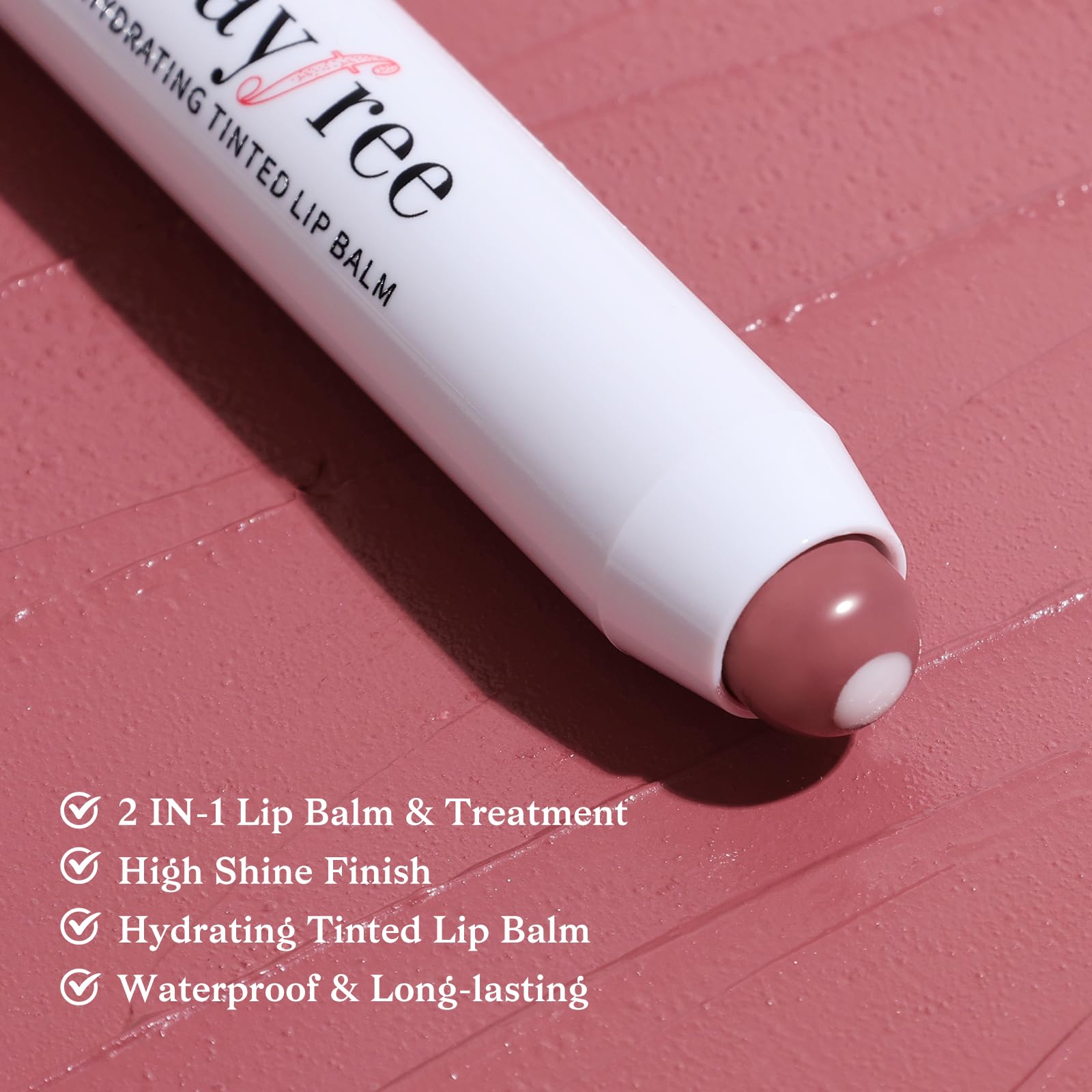 bayfree Tinted Lip Balm Plumper, Glossy, Pump Lips, Lightweight, Moisturize & Tint with Jojoba Seed Oil, Vegan Lipbalm Lip Care, Vintage Violet bayfree uk supplements