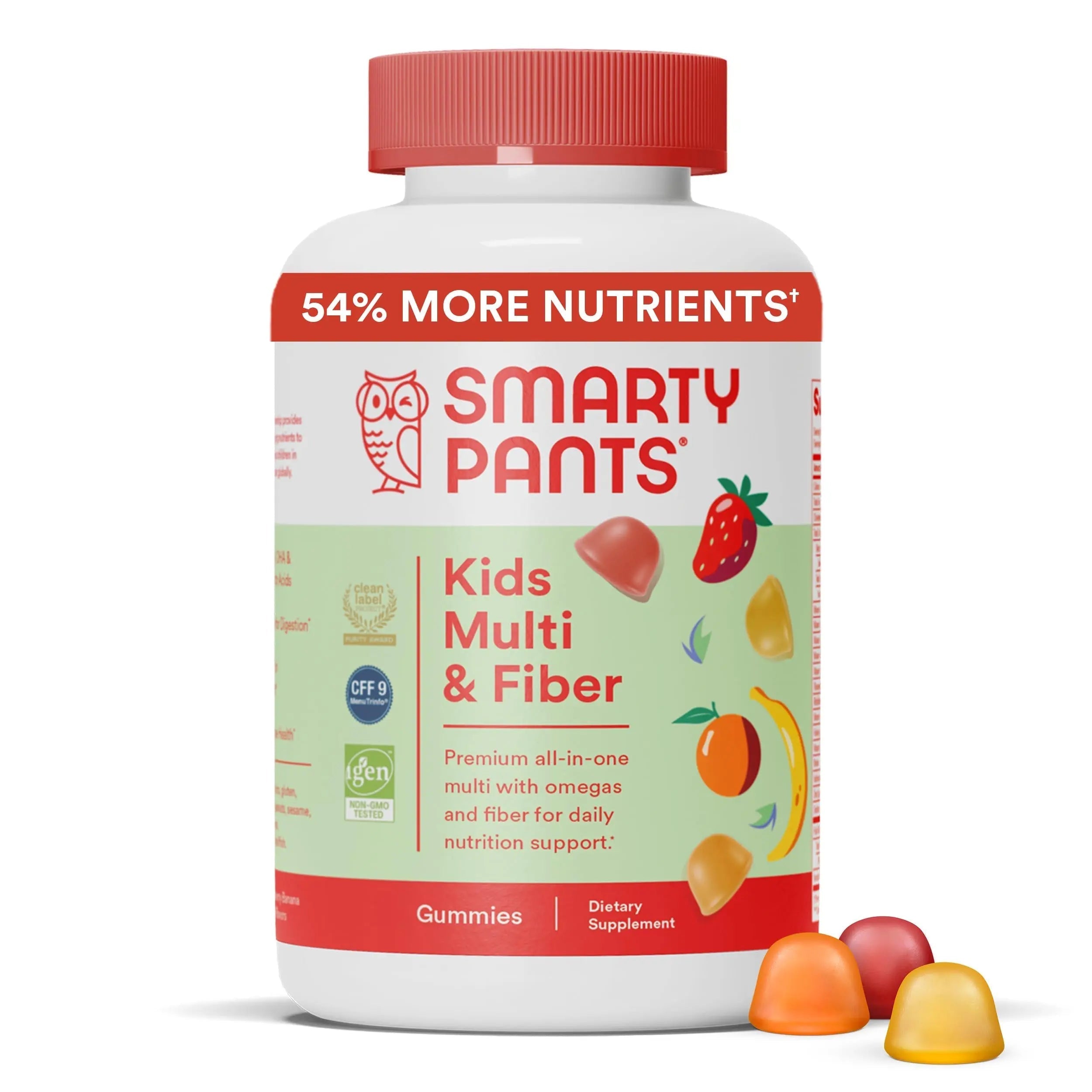 SmartyPants Organic Kids Multivitamin Gummies: Probiotics, Omega 3 (ALA) & Kids Multivitamin Gummies and Fiber Supplement: Omega 3 Fish Oil (EPA/DHA), Vitamin D3, C, Vitamin B12 SmartyPants uk supplements