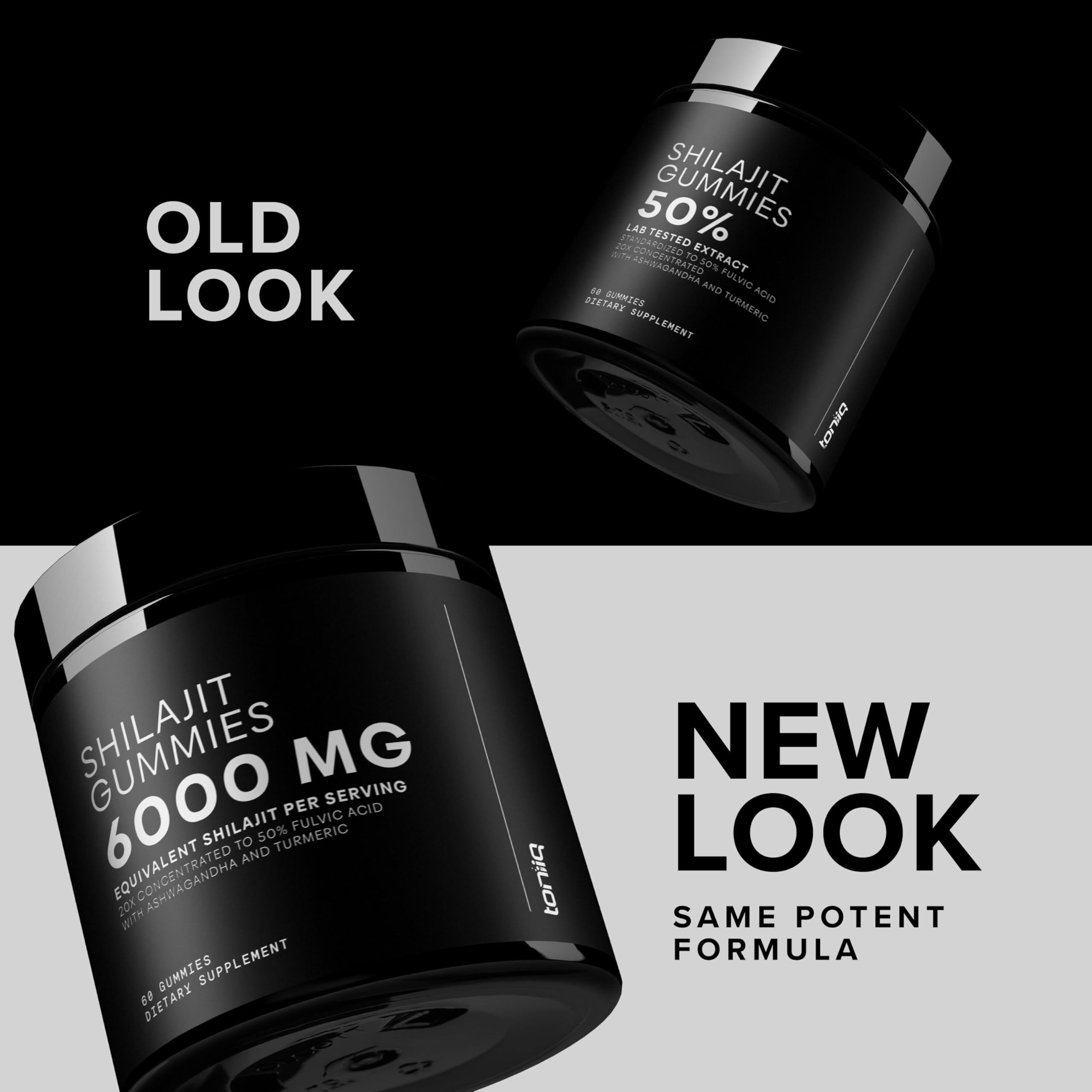 Shilajit Gummies 6000mg Equivalent (3X Stronger) – Himalayan Sourced + Ashwagandha + Turmeric – Lab Tested Toniiq uk supplements