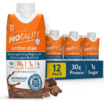 PROTALITY Milk Chocolate Nutrition Shake | 30g Protein, 1g Sugar | Nutrition Support During Protality uk supplements