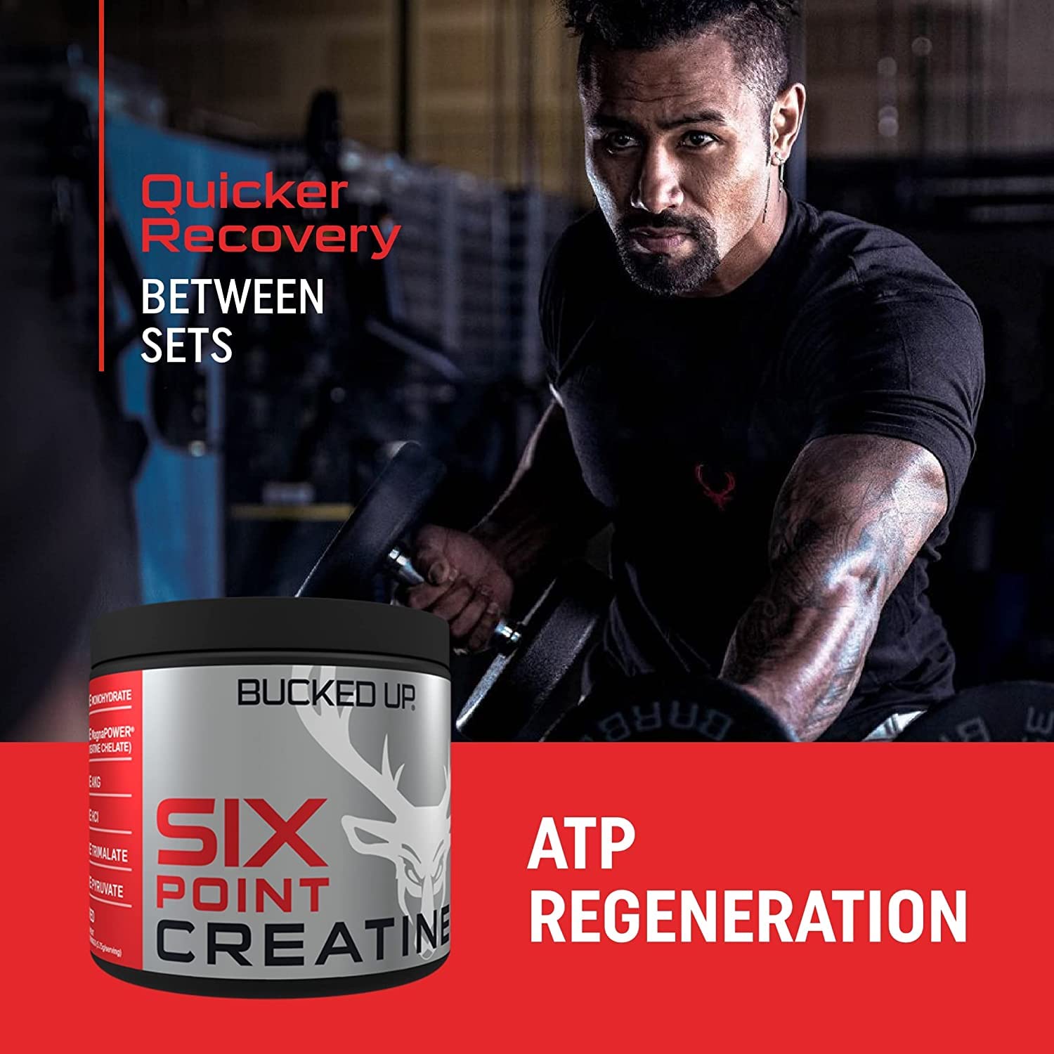 Bucked Up Six Point Creatine™ Six Types of Creatine - for Men and Women Bucked Up uk supplements