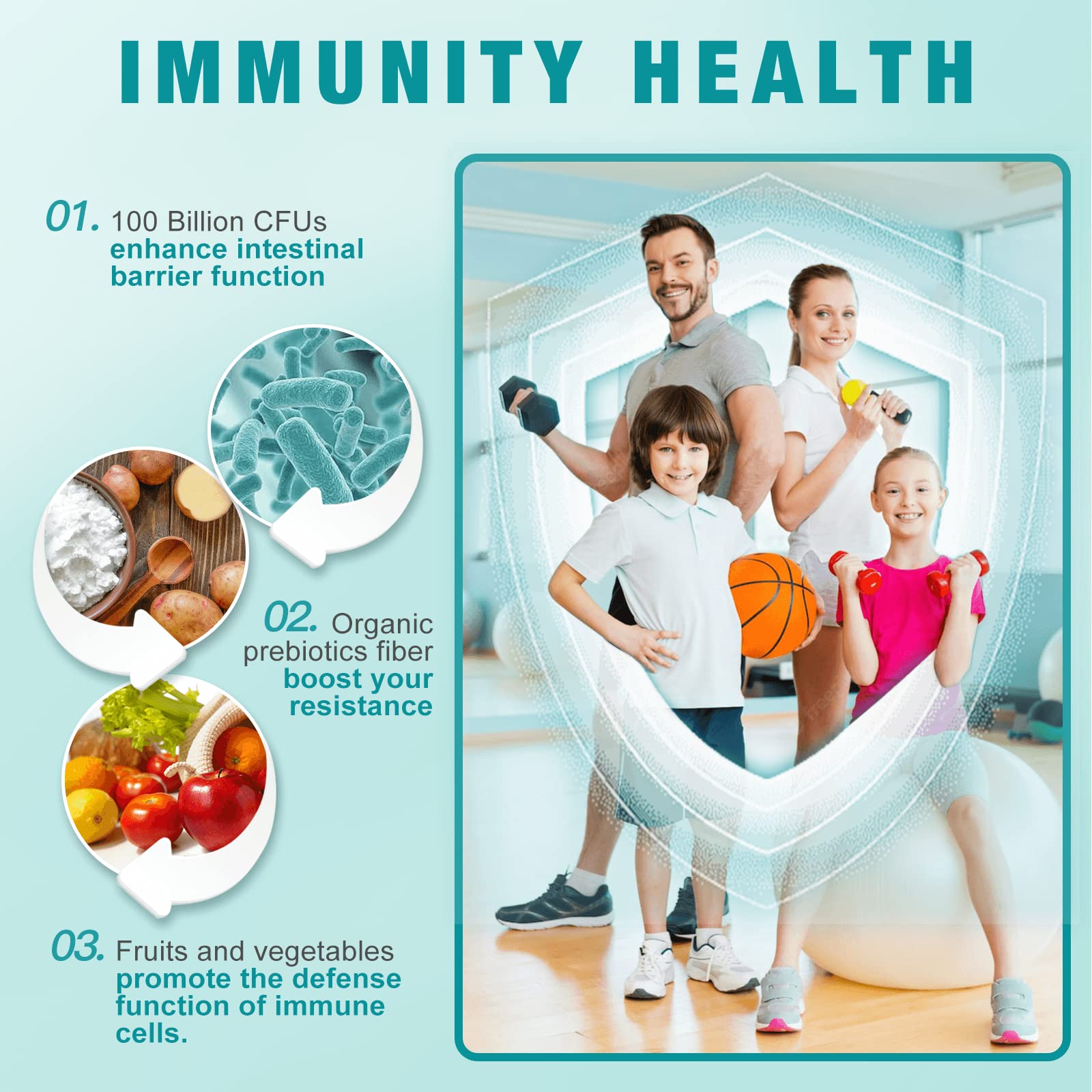 Probiotics for Women-Men-Kids Digestive Health, Prebiotics and Probiotics for Women NATURE TARGET uk supplements