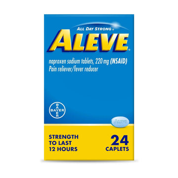 Aleve Pain Relief Naproxen Sodium Caplets ‐ 24 Count Aleve uk supplements