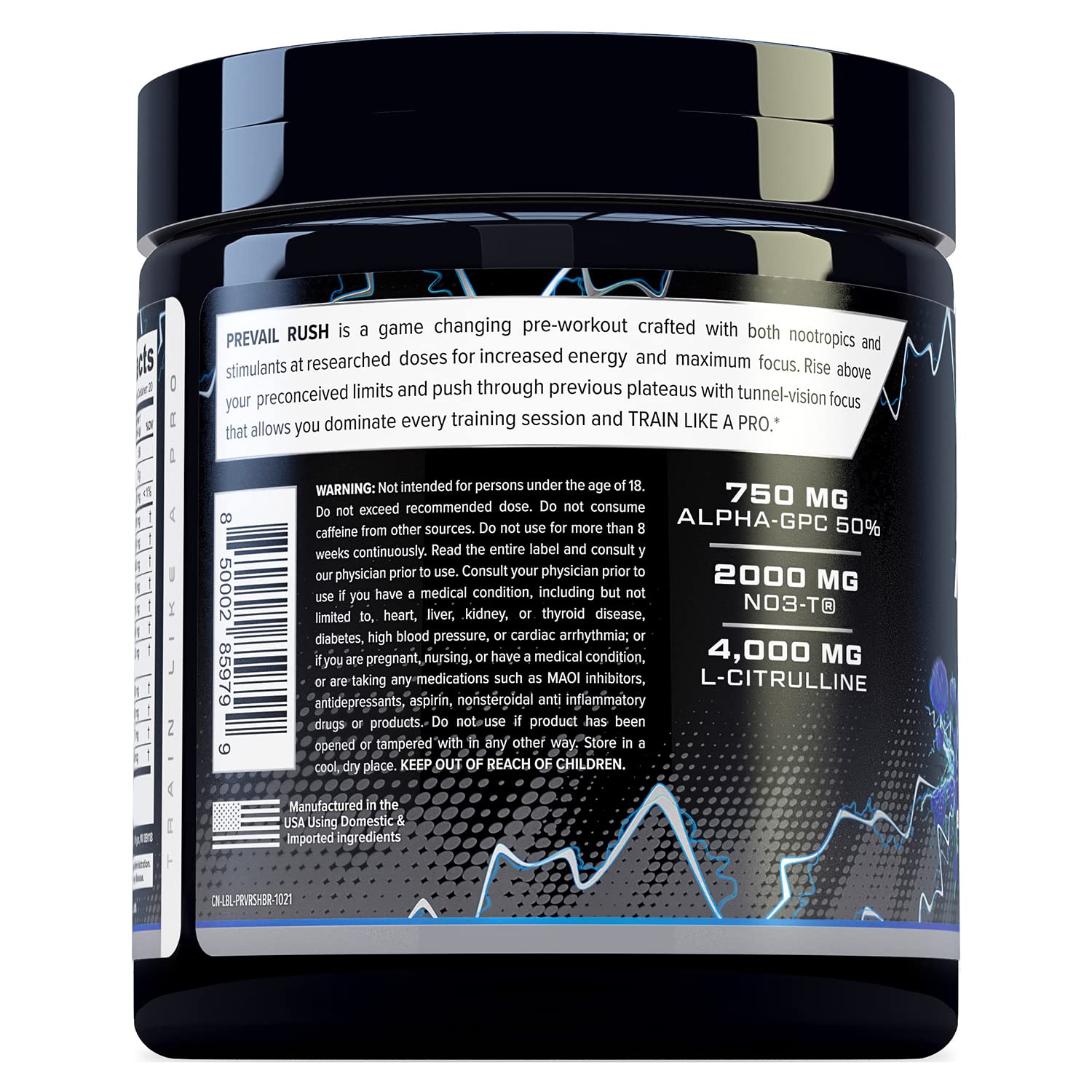 Cutler Nutrition High Stim Pre Workout Powder Prevail Rush Preworkout for Men & Women Cutler Nutrition uk supplements
