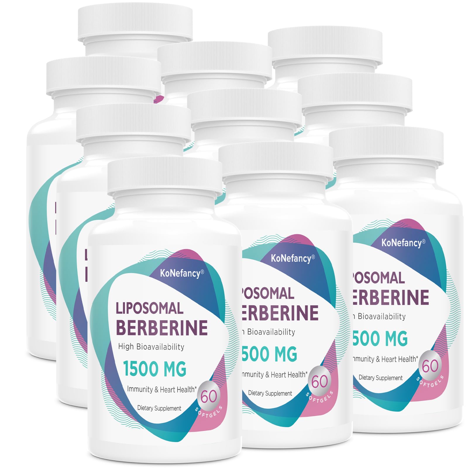 Berberine HCL Supplement 1500mg - High Bioavailability Liposomal Berberine Capsules KoNefancy uk supplements