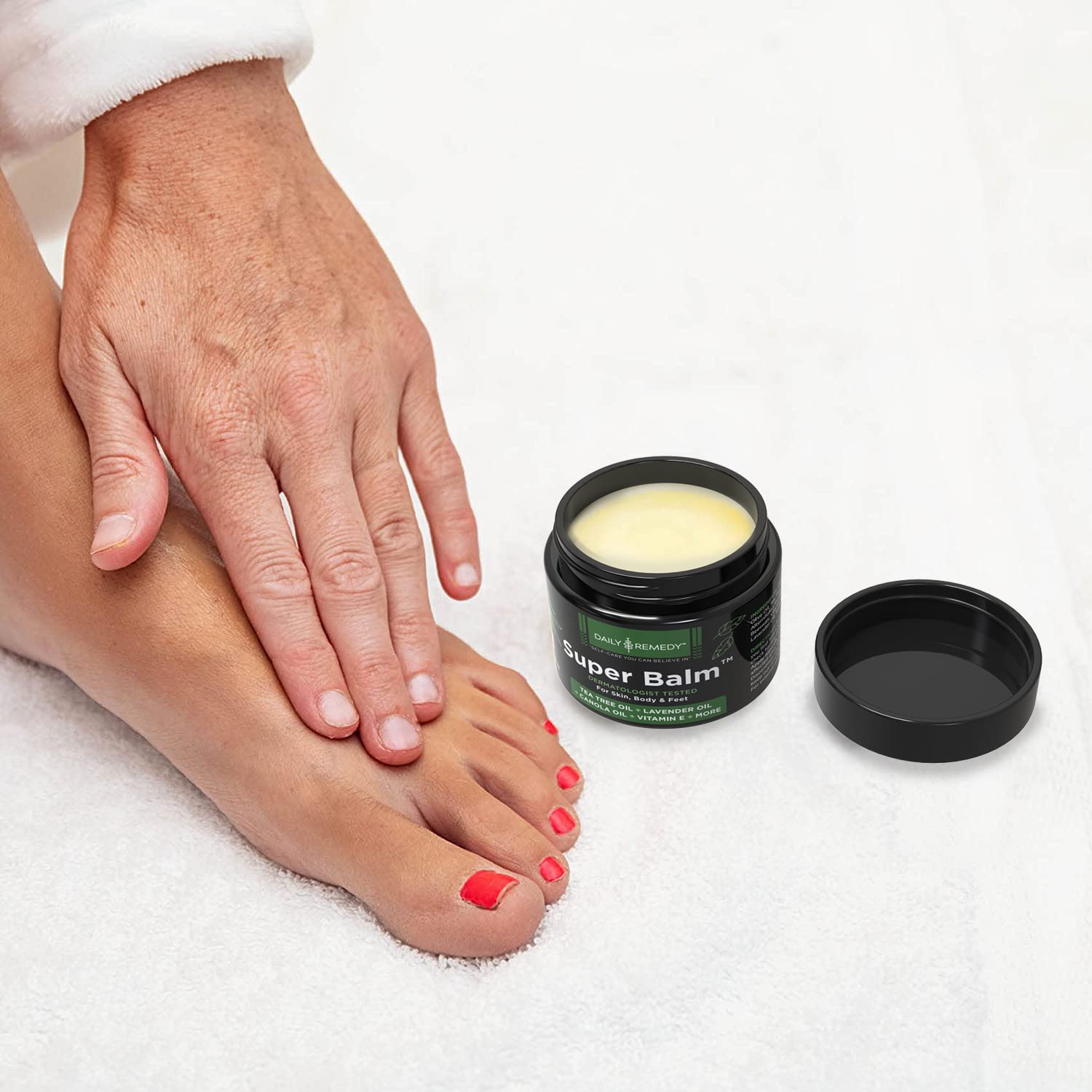 DAILY REMEDY Tea Tree Oil Extra Strength Super Balm - Athletes Foot Cream Combats DAILY REMEDY uk supplements