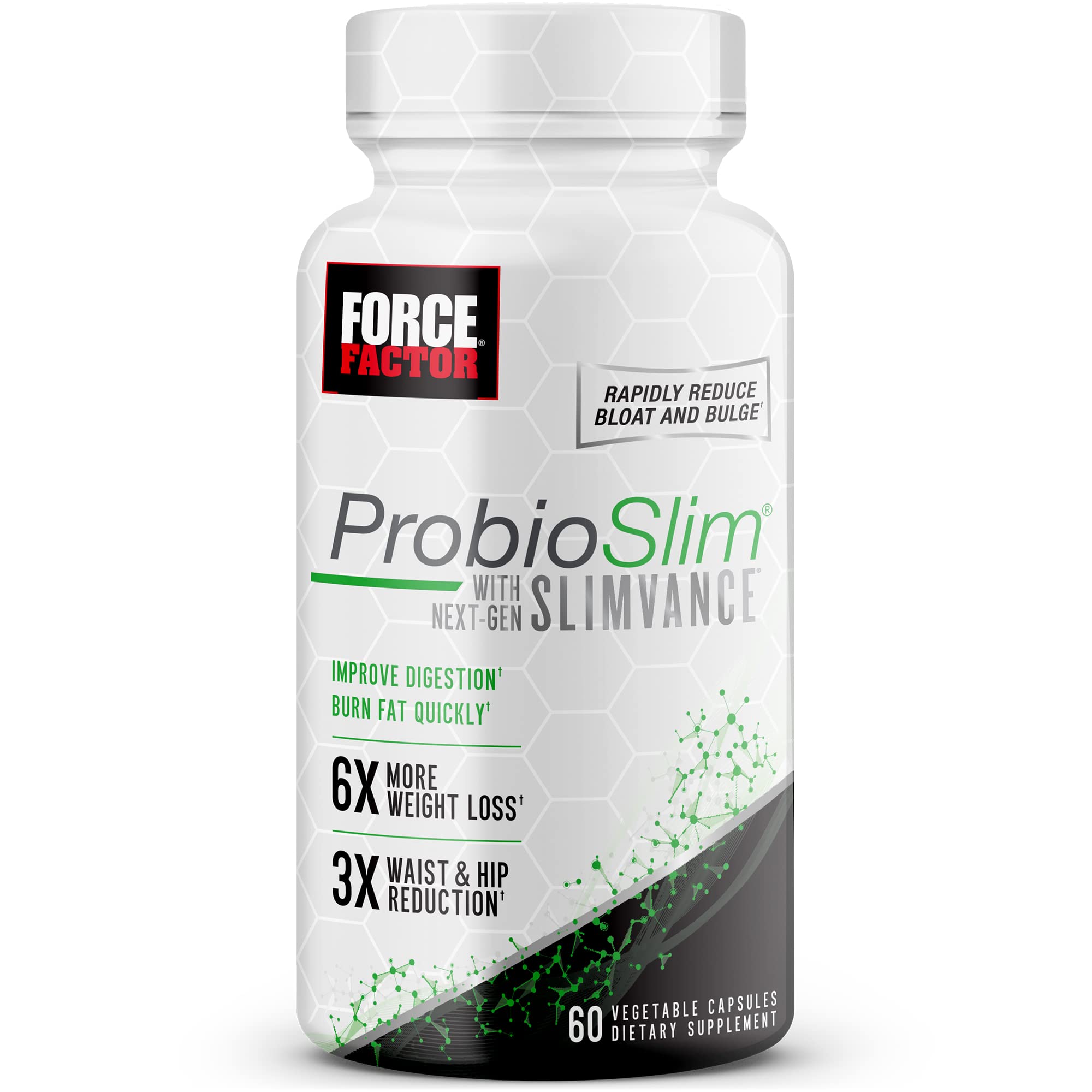 FORCE FACTOR ProbioSlim with Next-Gen SLIMVANCE Thermogenic + Probiotic Fat Burner Force Factor uk supplements