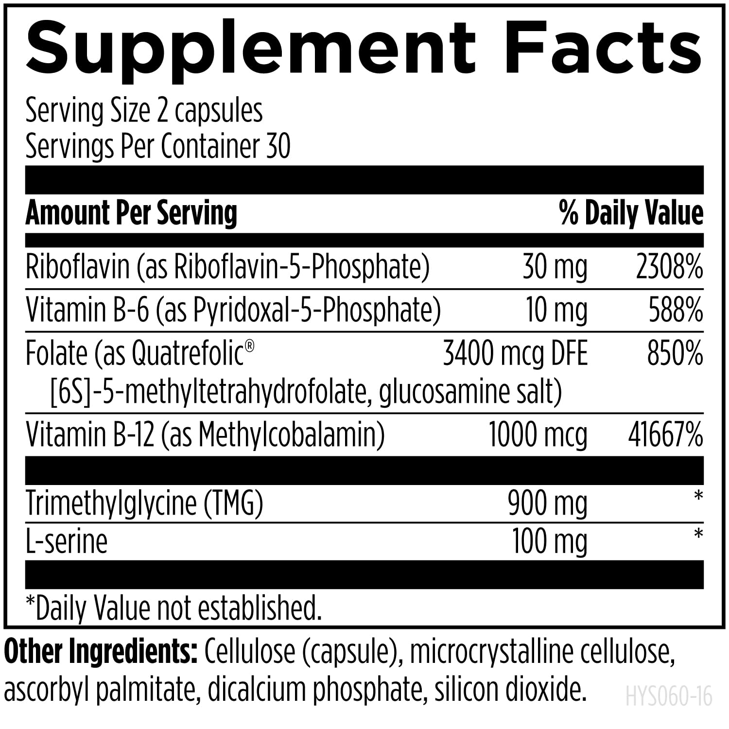 Designs for Health Homocysteine Supreme - Methylated B Vitamins with Riboflavin, B6, B12, Folate, L-Serine & TMG for Brain Support & Heart Health - Methylated Multivitamin (60 Capsules) Designs for Health uk supplements