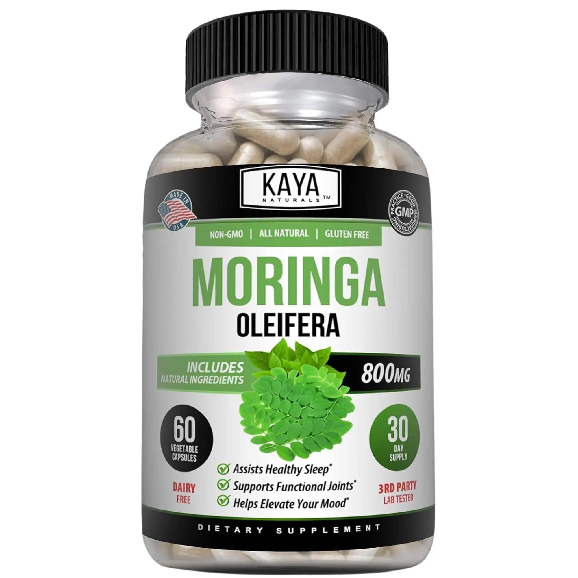Kaya Naturals Moringa Leaf Extract - Complete Greens Superfood Supplement - Pure Miracle Tree Moringa - Boost Energy Naturally Kaya Naturals uk supplements