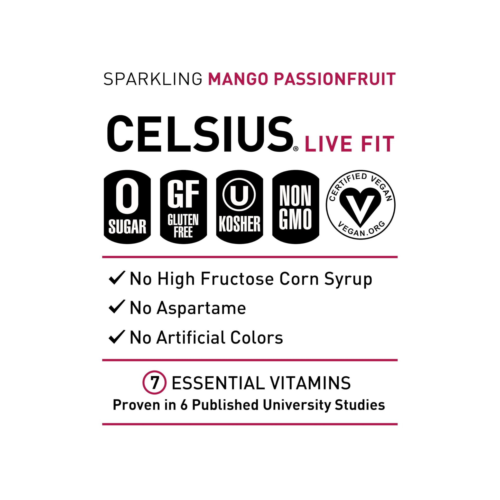 CELSIUS Sparkling Mango Passionfruit, Functional Essential Energy Drink 12 Fl Oz CELSIUS uk supplements