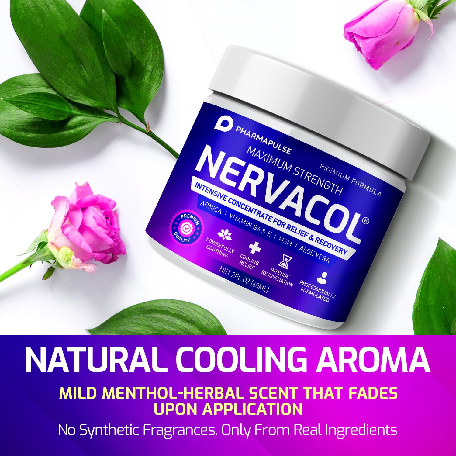 Pharmapulse Neuropathy Cream – Maximum Strength for Feet, Hands, Legs, Toes, Lower Back - Alpha Lipoic Acid, Arnica, Vitamin B6, Aloe Vera, MSM - Effective Soothing Pharmapulse uk supplements