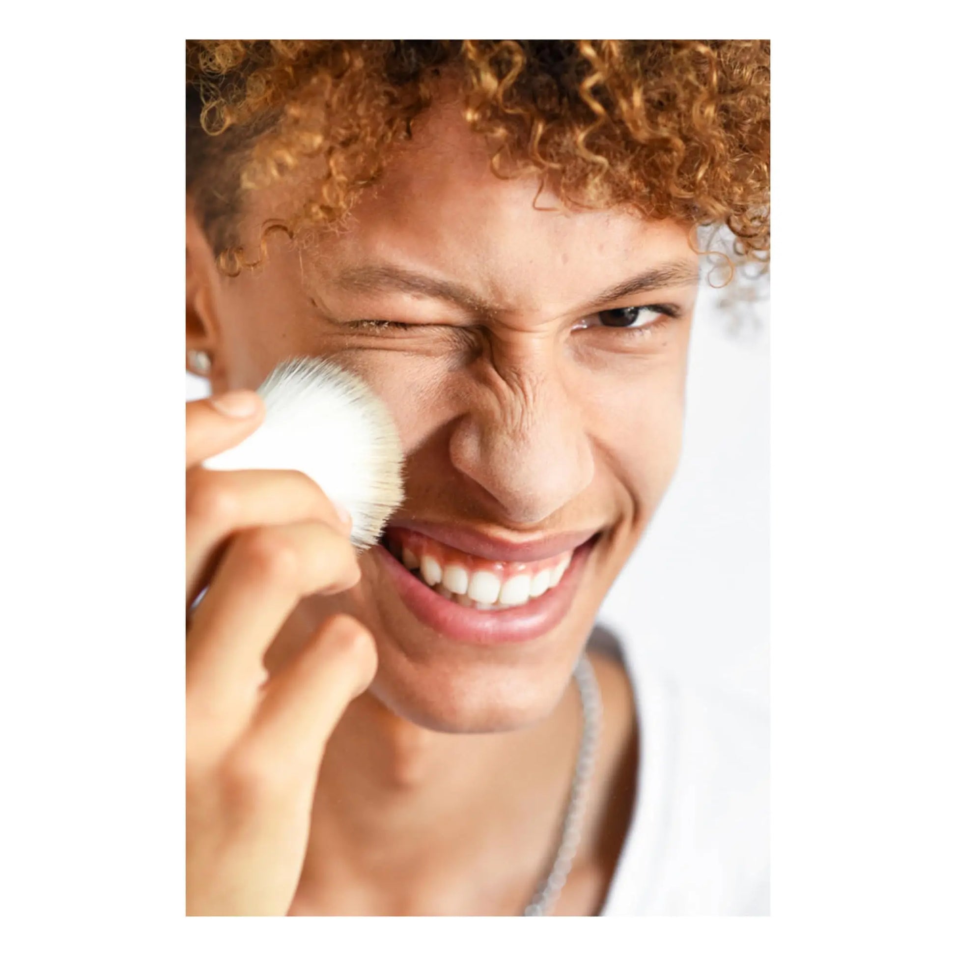 Ere Perez - Natural Eco Vegan Kabuki Makeup Brush | Multipurpose For Powder + Cream | Vegan Nylon Bristles, Cruelty-Free, Clean Beauty Ere Perez uk supplements