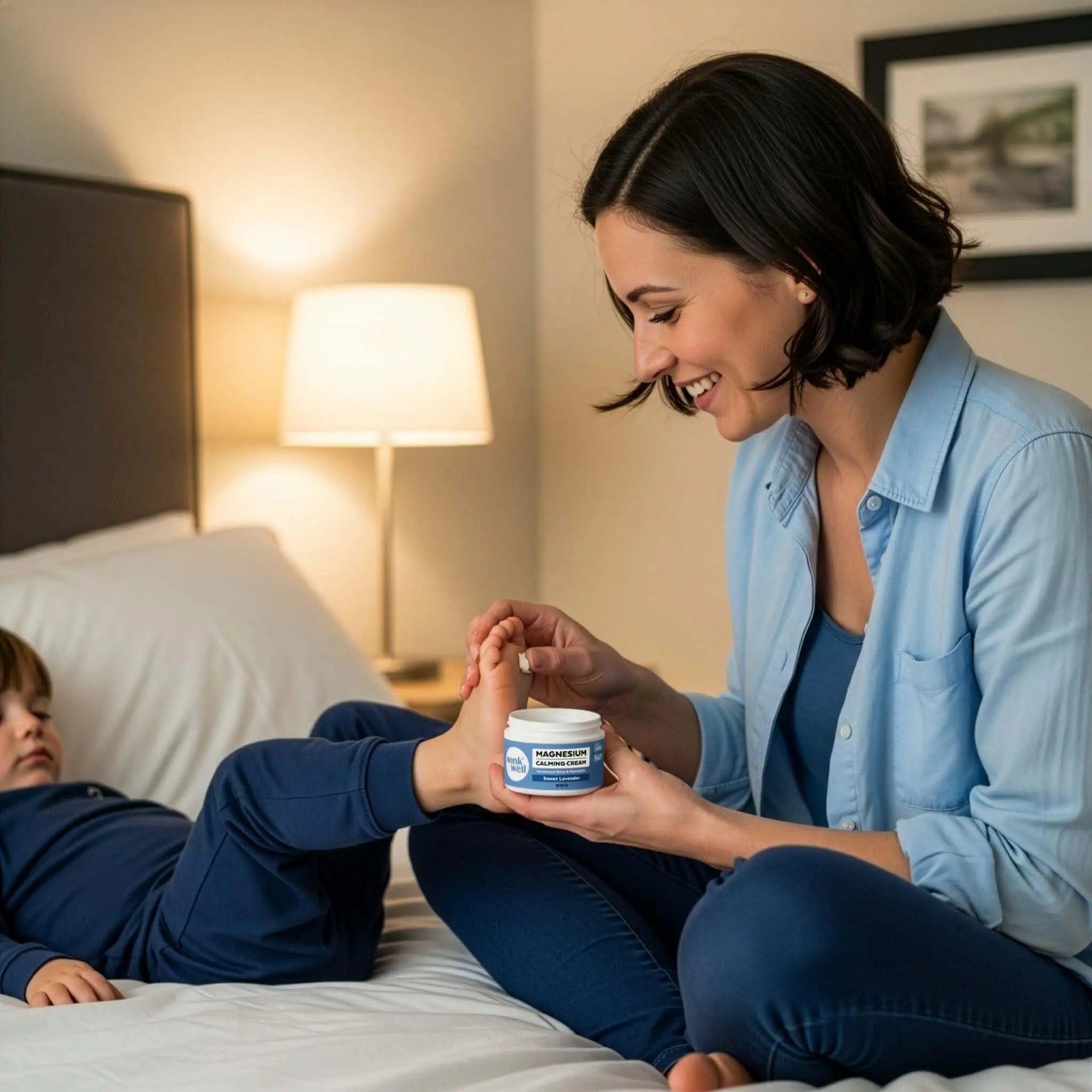 Wink Well Magnesium Calming Muscle and Joint Cream for Nighttime Relaxation Wink Naturals uk supplements