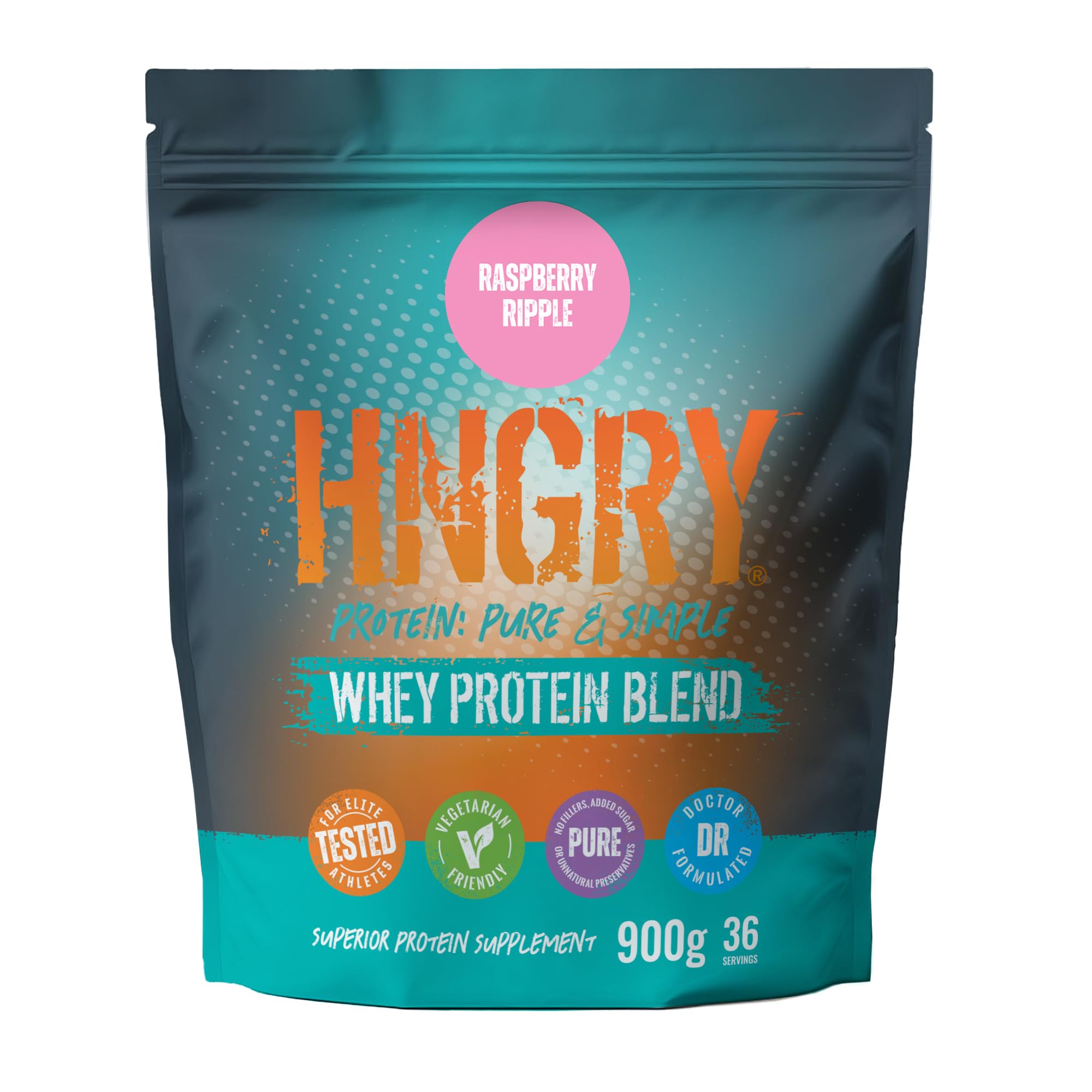 HNGRY Protein Whey Protein Powder Shake with 80% Protein Whey, 900g and 36 Servings HNGRY Protein uk supplements
