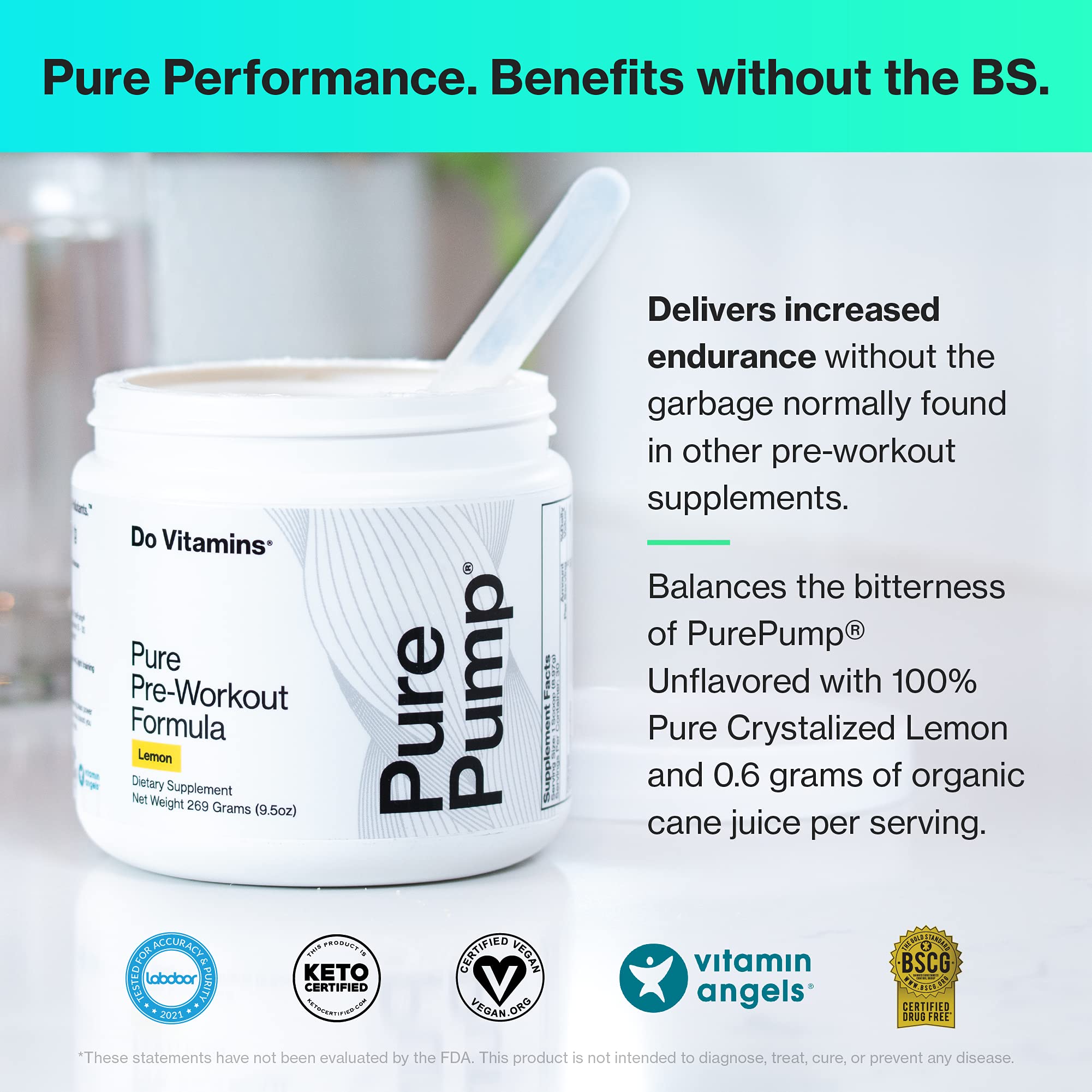Do Vitamins PurePump - All-Natural Clean Preworkout Powder, Boost Energy, Focus Do Vitamins uk supplements