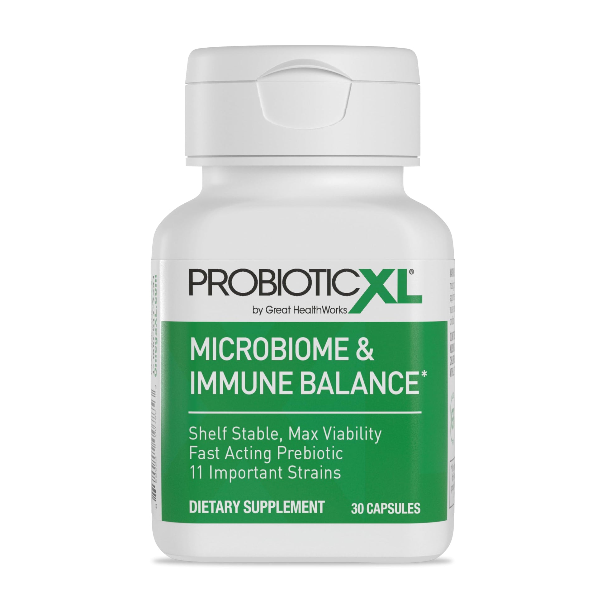 OmegaXL ProbioticXL - Probiotic & Prebiotic, Shelf Stable - Blend 11 Strains - Promote Healthy Gut Flora Growth, 12.5 Billion CFU - Non-GMO, Gluten-Free - 30 Veggie Caps OmegaXL uk supplements