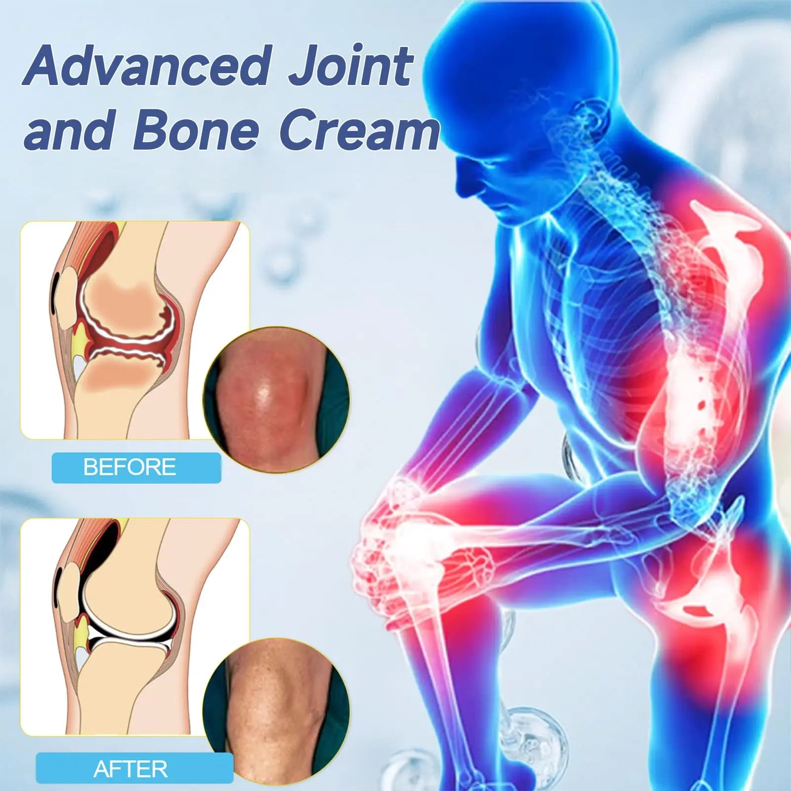 Luhaka ArthroHeal Hyaluronic Acid Joint R-epair Cream,ArthroHeal Joint Cream,Quickly relieve joint discomfort, Quickly relieve joint discomfort, suitable for joint activities throughout the body (1) Luhaka uk supplements
