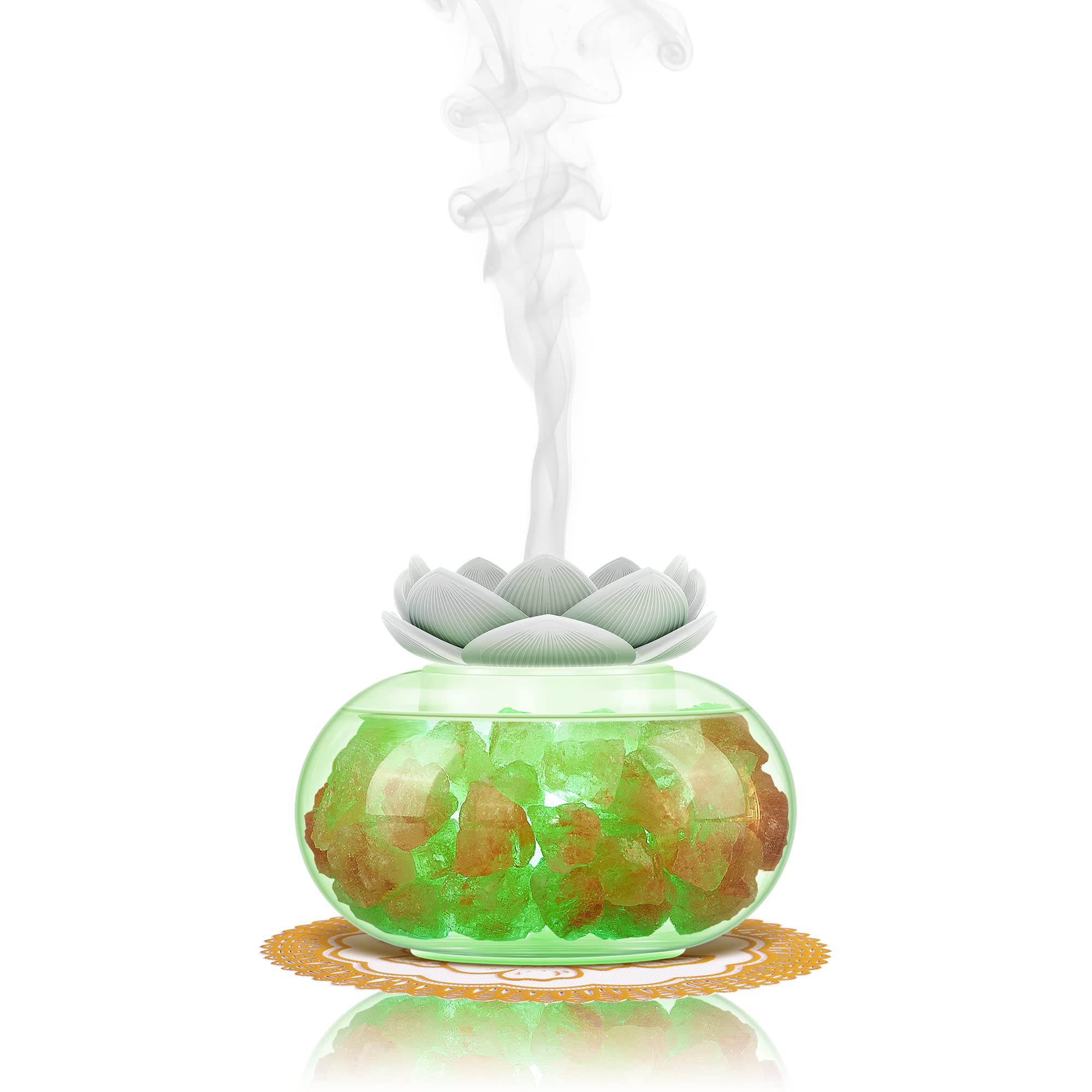 Essential Oil Diffusers Aromatherapy Diffuser: YeeQue Salt Lamp Diffuser for Home Bedroom Office YeeQue uk supplements