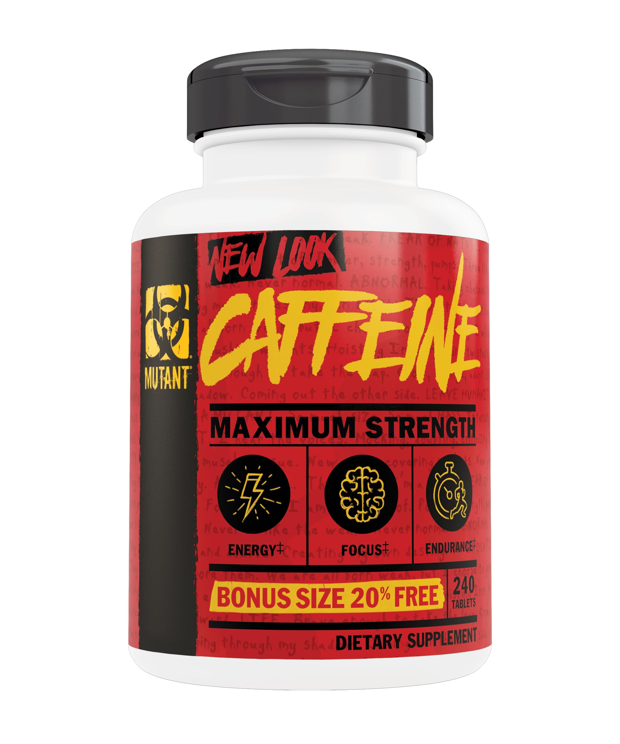 Mutant Caffeine - Pure, Restore Mental Alertness or Wakefulness When Fatigued Mutant uk supplements
