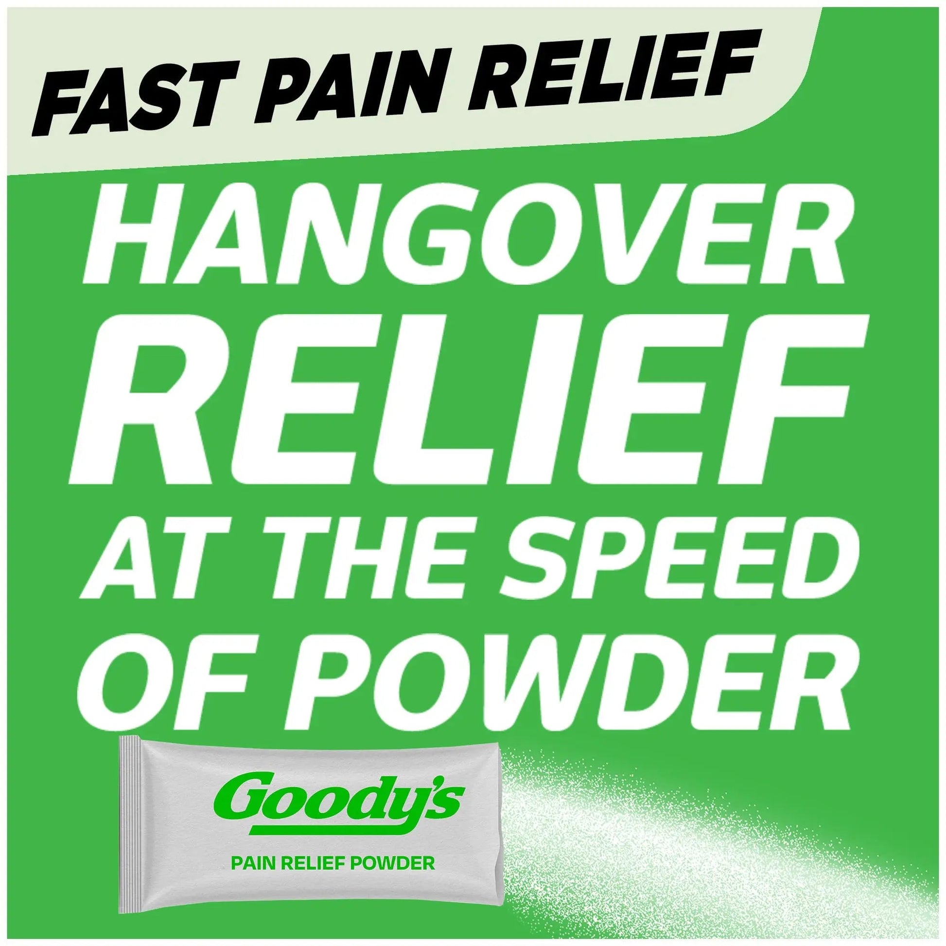 Goody's Hangover Relief Powder, Dual Action Fast Headache Pain Relief with Aspirin and Caffeine, Berry Citrus Flavor, 4 Powder Sticks, 6 Pack Goody's uk supplements