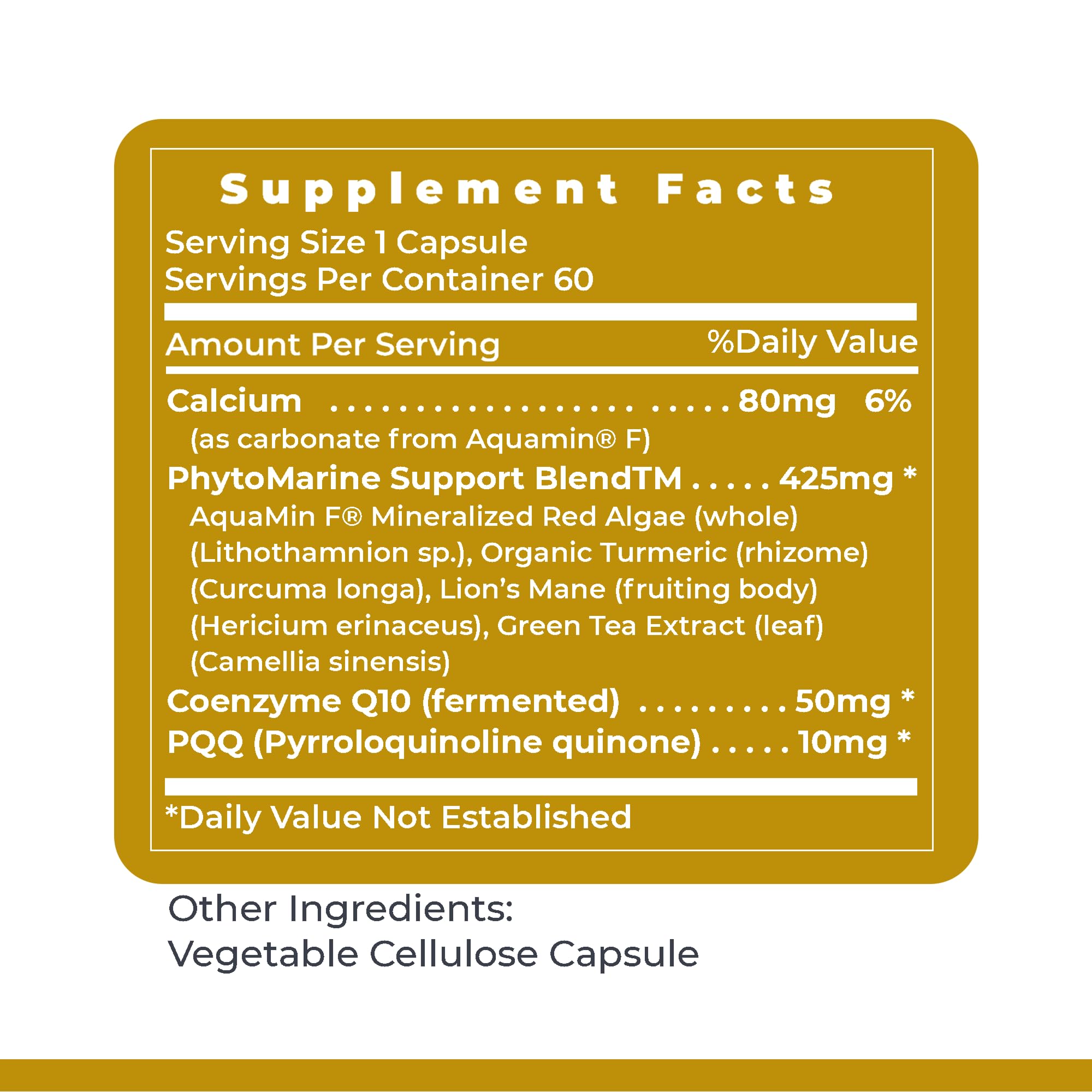 Premier Research Labs Premier PQQ Complex with CoQ10 - Coenzyme Q10, Co Q 10 Supplement with Pyrroloquinoline Quinone (PQQ) for Antioxidant, Brain & Heart Support - 60 Vegetarian Capsules Premier Research Labs uk supplements