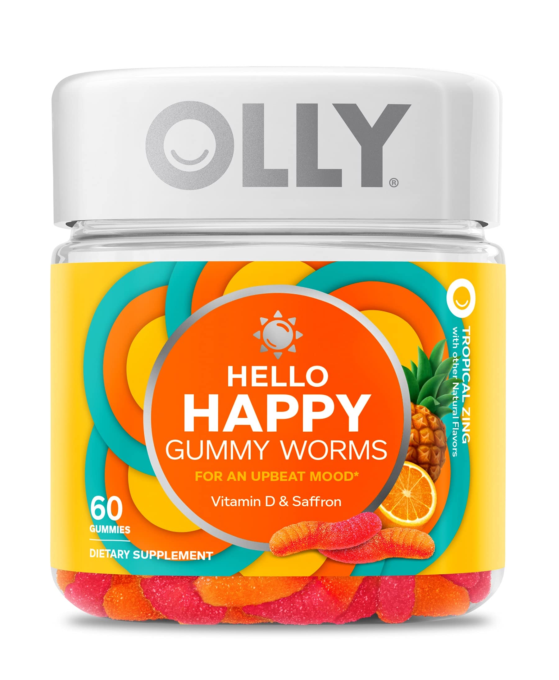 OLLY Fiber Gummy Rings, 5g Prebiotic Fiber, FOS (Fructo-oligosaccharides), Digestive OLLY uk supplements