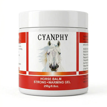 CYANPHY 250g Unisex Adult Extra Strong Horse Balm Joint Massage Cream with Fresh Scent for Muscle & Joint Massage Body for Warming Massage Gel for Hands, Feet, Legs, Knees, Waist for People CYANPHY uk supplements