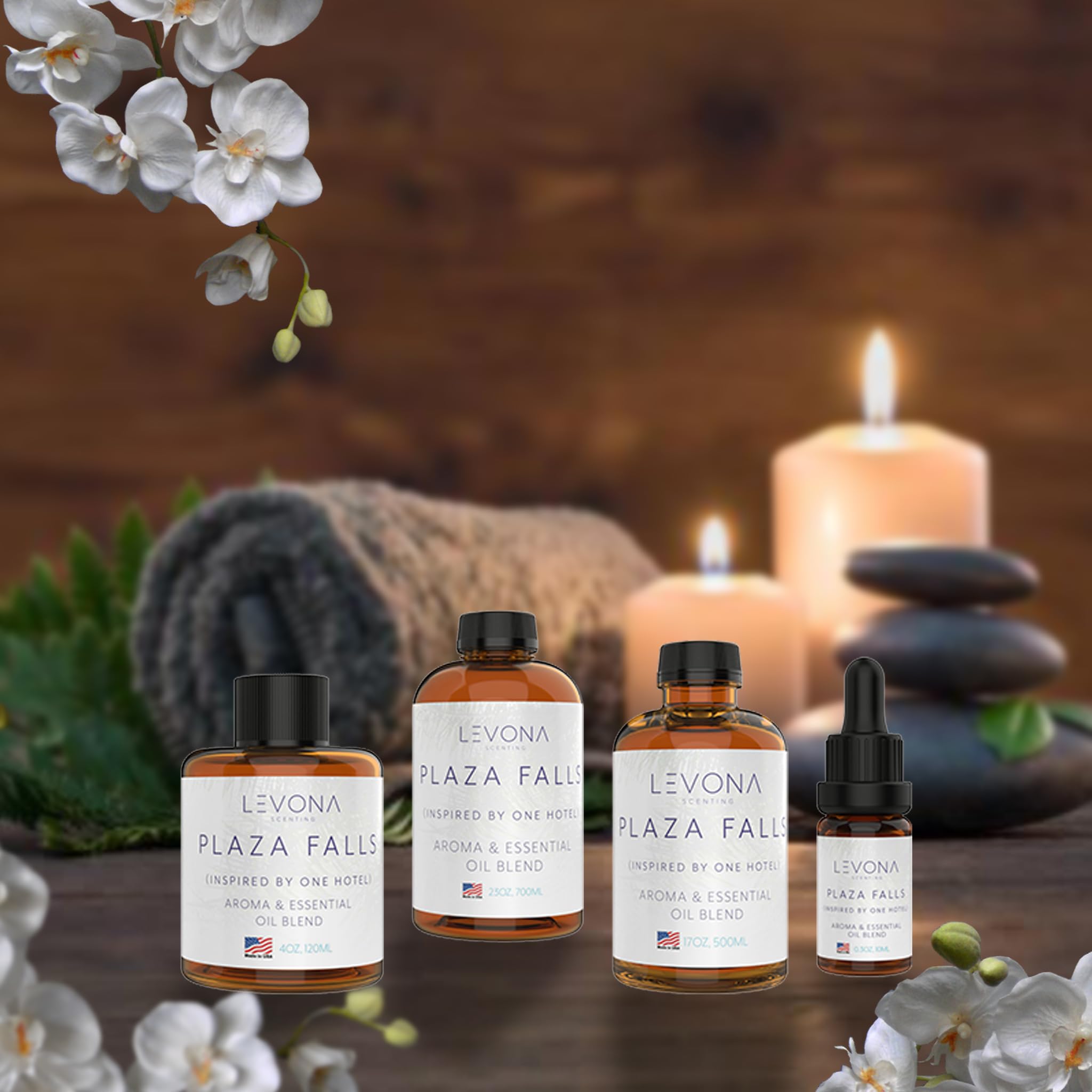 Levona Scent Home Luxury Scents: Plaza Falls Fragrance Oil Inspired by One Hotel Essential Oil LEVONA SCENT uk supplements
