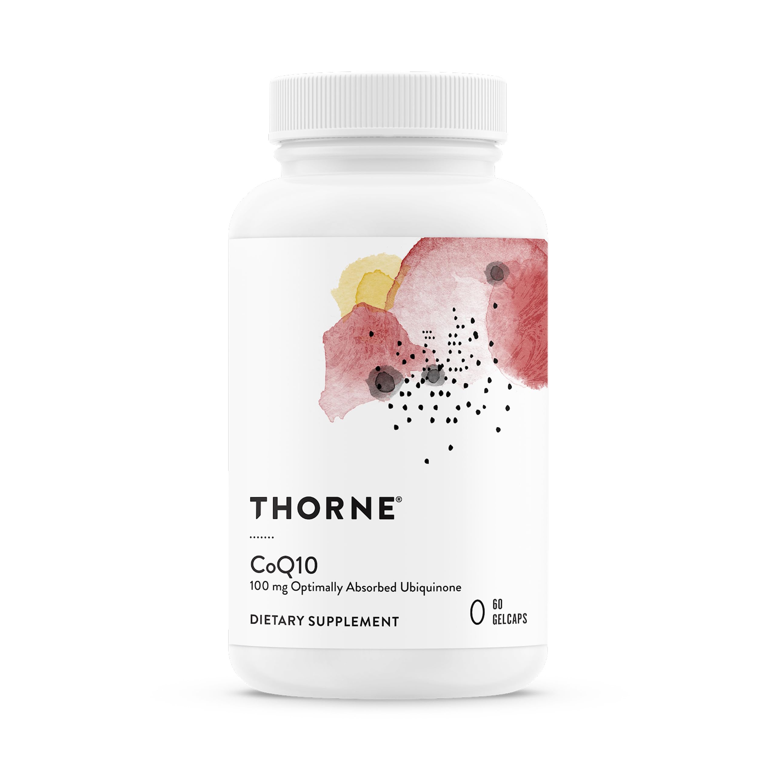 THORNE - CoQ10-100mg Optimally Absorbed Ubiquinone Supplement - Support Heart Health, Brain Function, Cellular Energy Production & Healthy Aging* - Gluten-Free, Dairy-Free - 60 Servings THORNE uk supplements